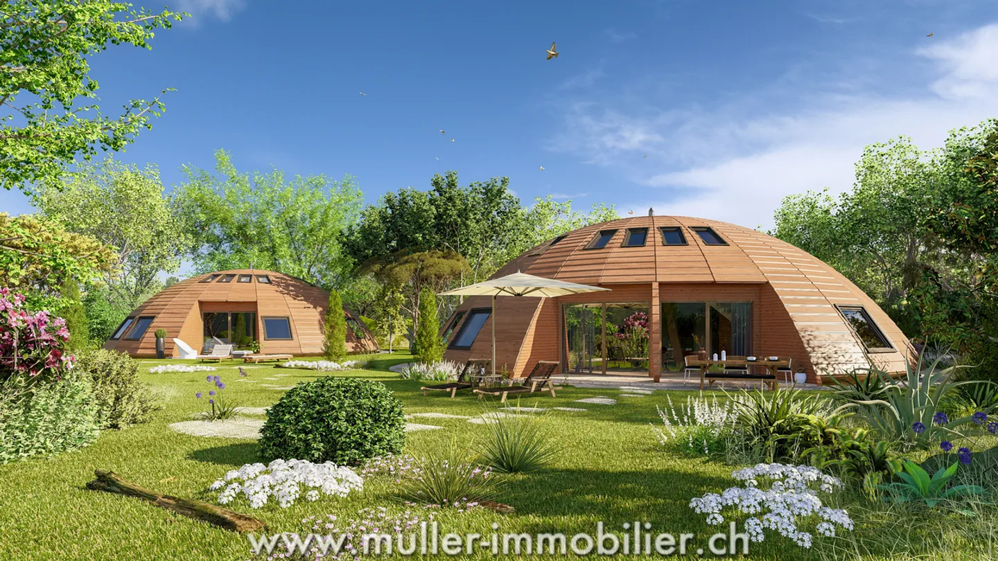 Innovatives Öko-Haus in Villarimboud - Foto 9 von 13