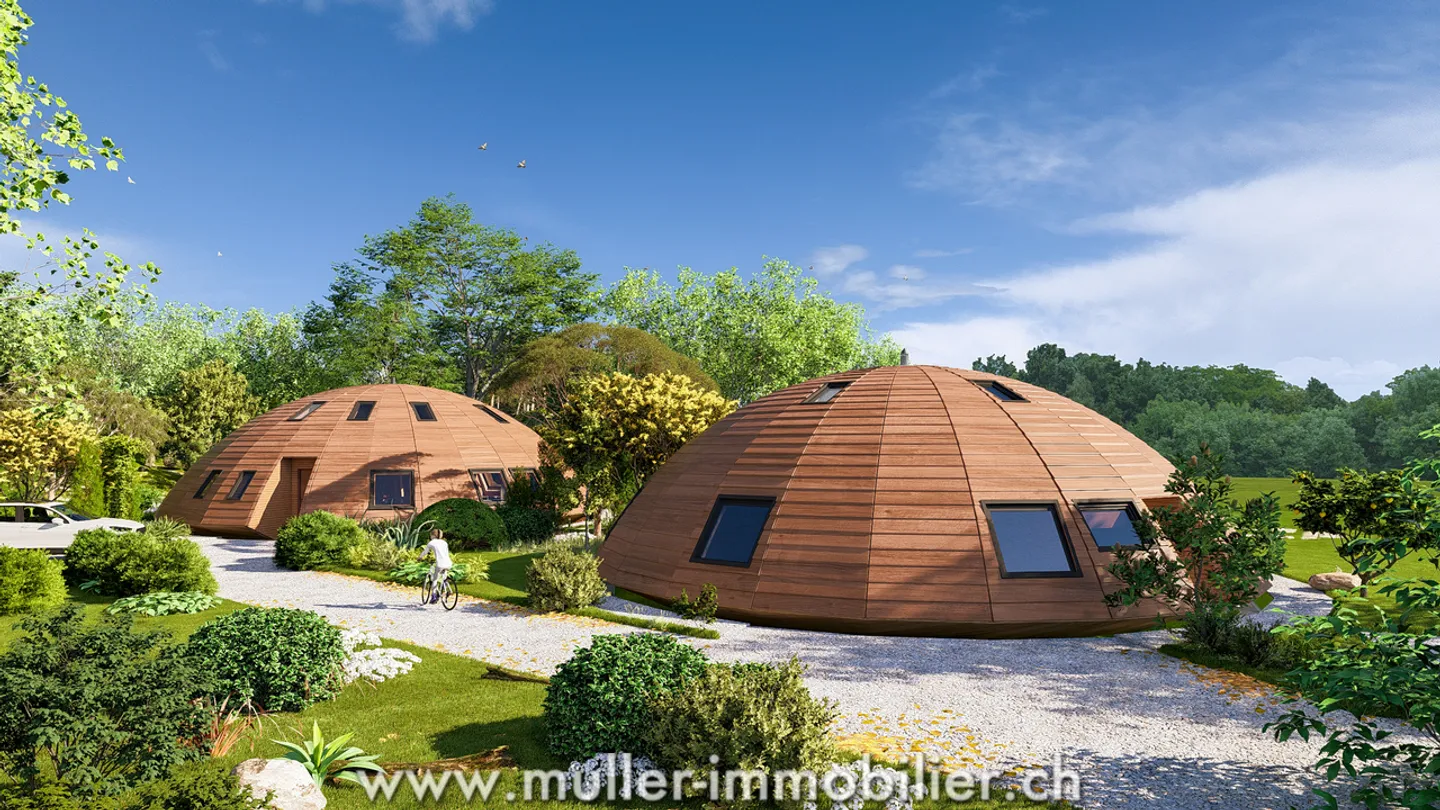 Innovatives Öko-Haus in Villarimboud - Foto 10 von 13