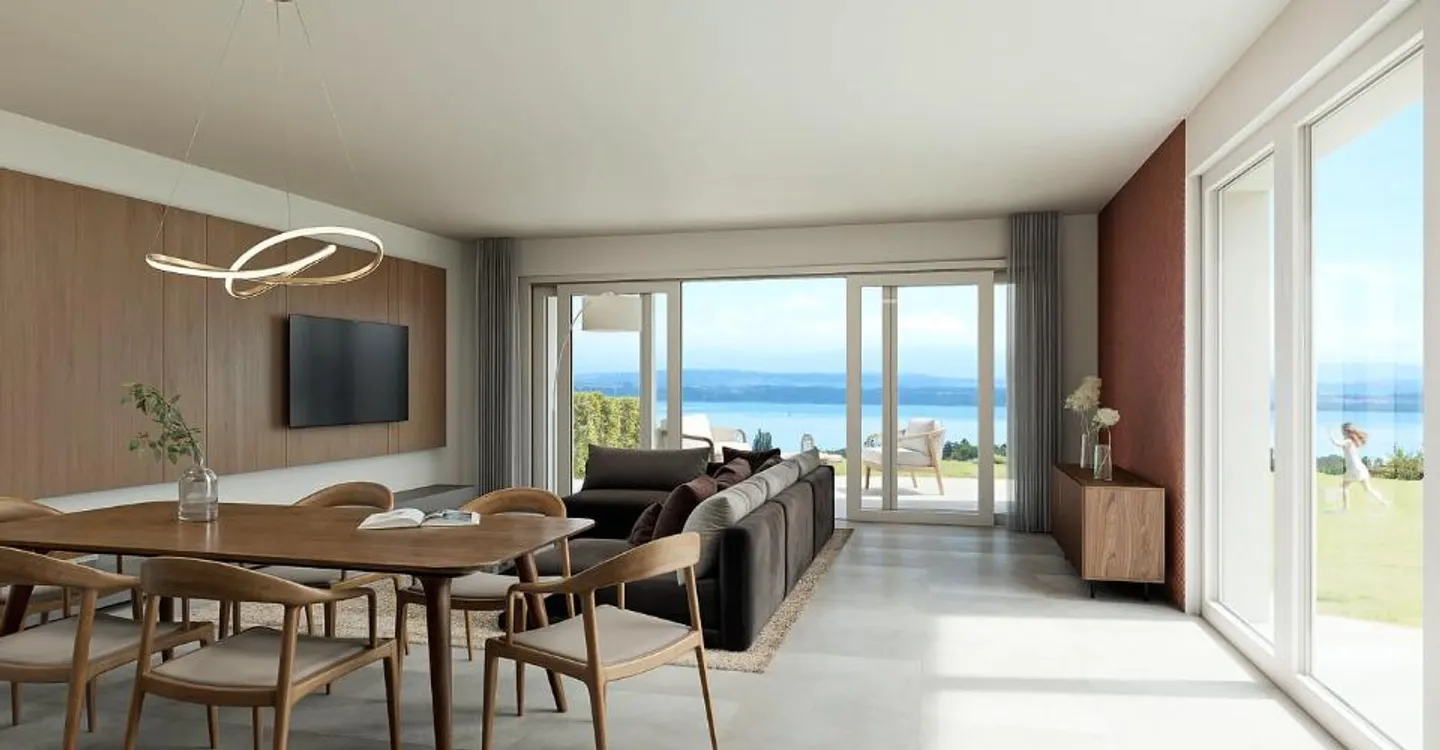 Vista panoramica per questa villa di 4,5 stanze. - Foto 4 di 7
