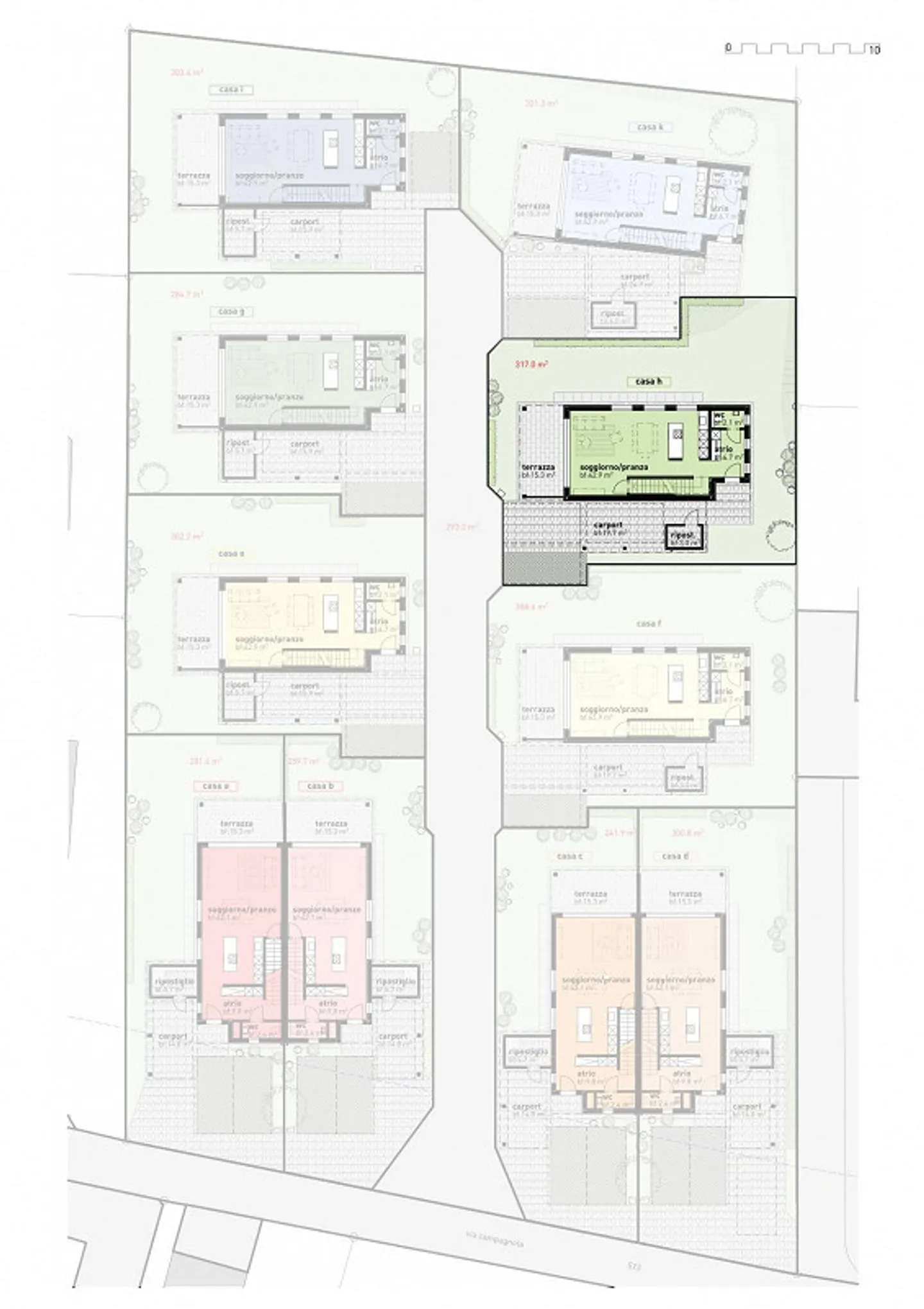 4,5 Zimmer Einfamilienhaus, Nummer h - Foto 5 von 5