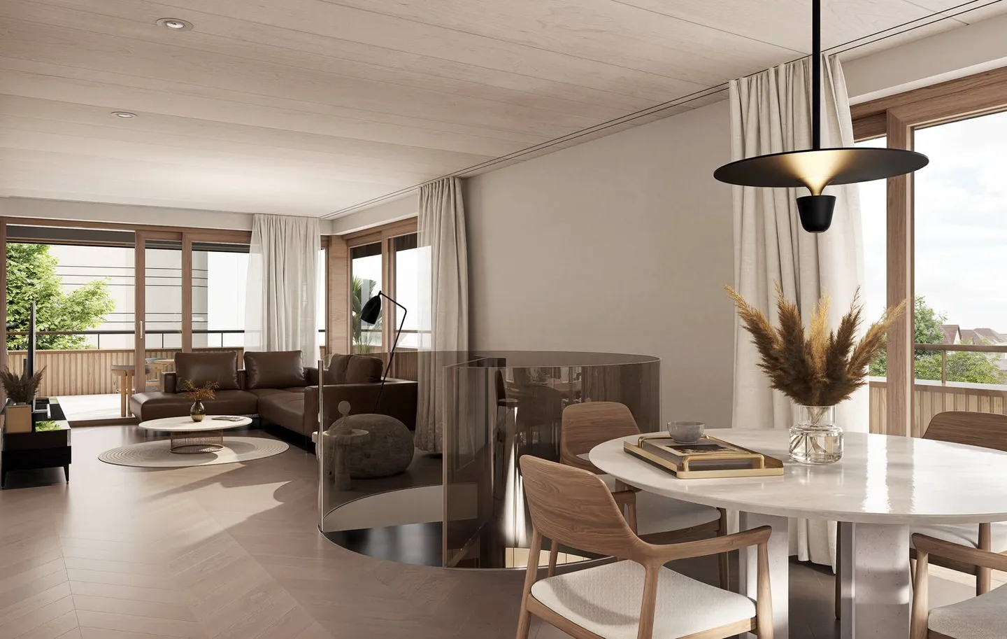 Luxuriöse Attikawohnung mit Seesicht - Foto 8 von 14