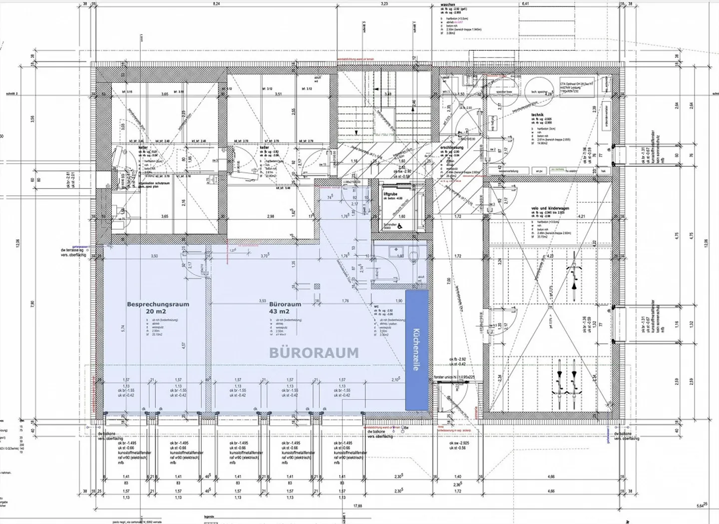 Attraktives Büro 65 m2 (2-Zimmer) in Neubau zentral im Liebefeld - Foto 9 von 9