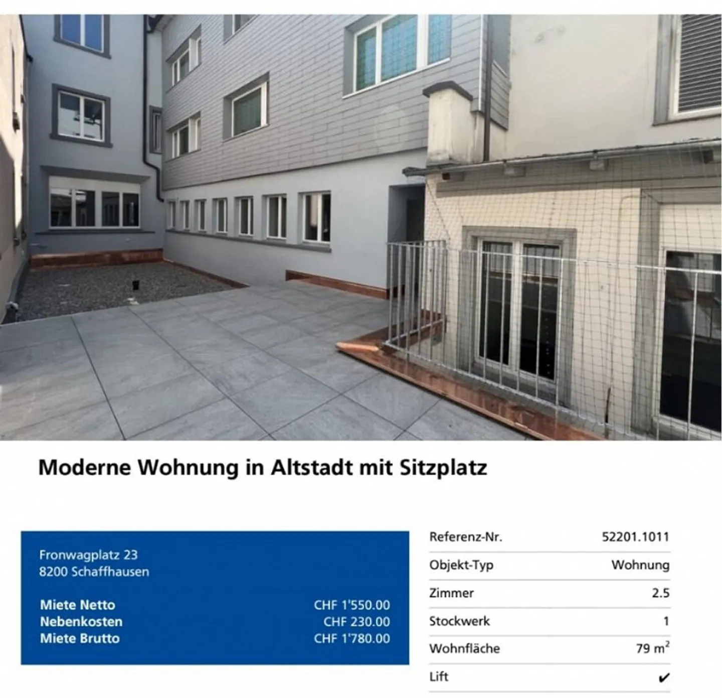 Moderno appartamento 2 1/2 stanze Città Vecchia Sciaffusa - Foto 1 di 8