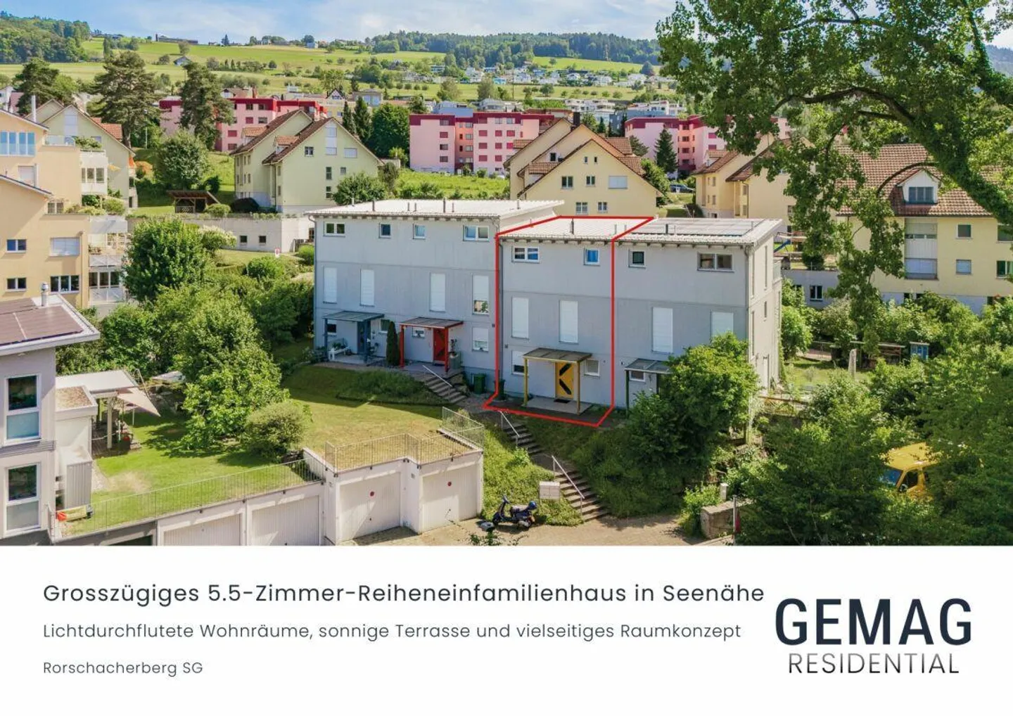 Grosszügiges 5.5-Zimmer-Reiheneinfamilienhaus in Seenähe - Photo 1 of 14