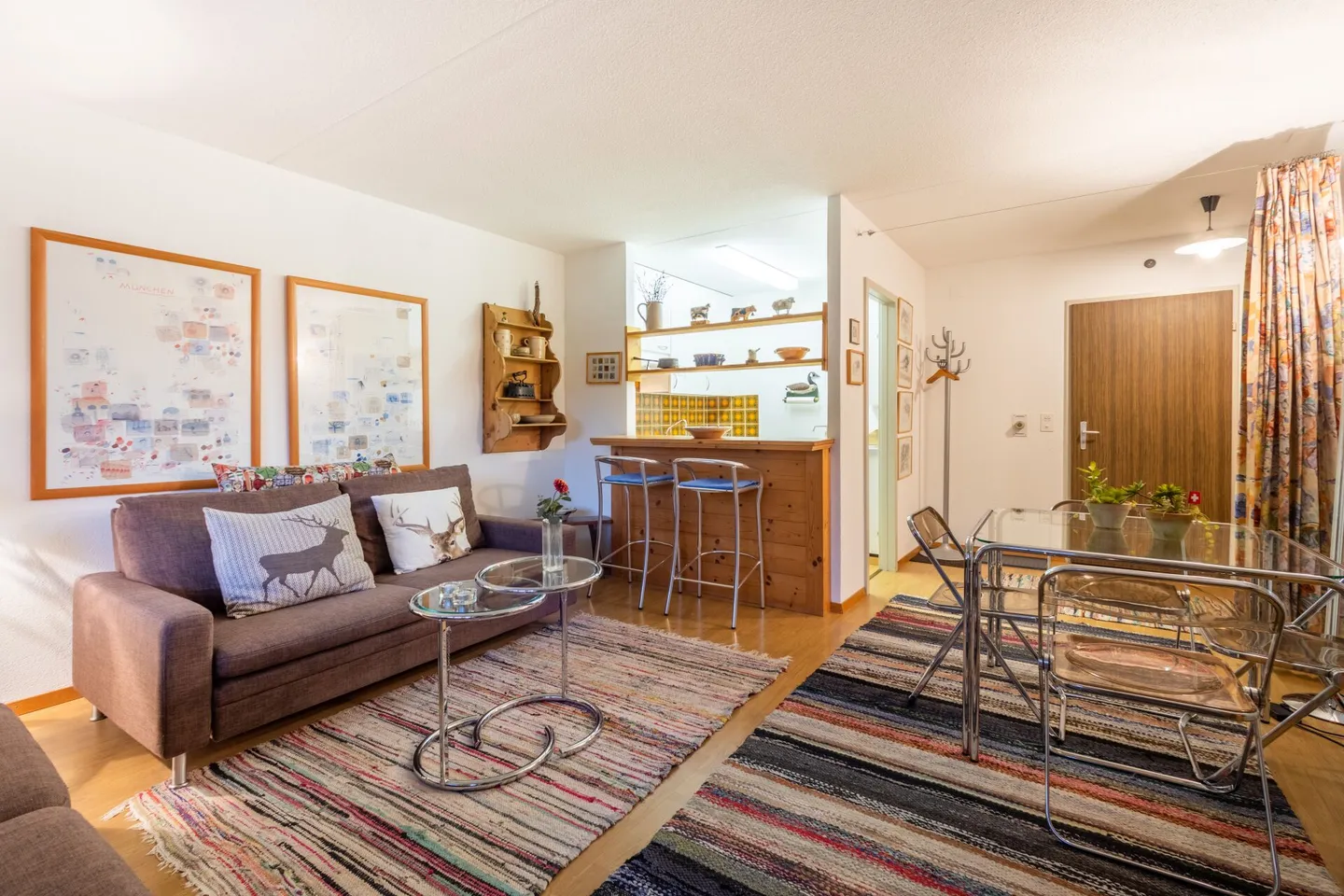 Appartamento al piano terra di 2 1/2 locali direttamente presso gli impianti di risalita a Laax - Foto 3 di 10