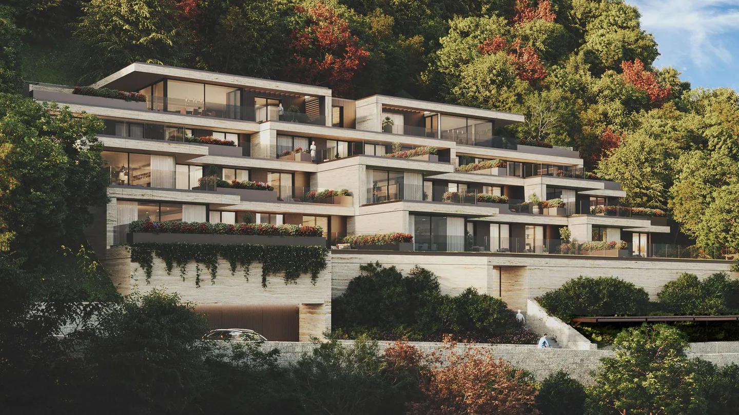 Lugano Wohnung mit Seeblick - Foto 1 von 11