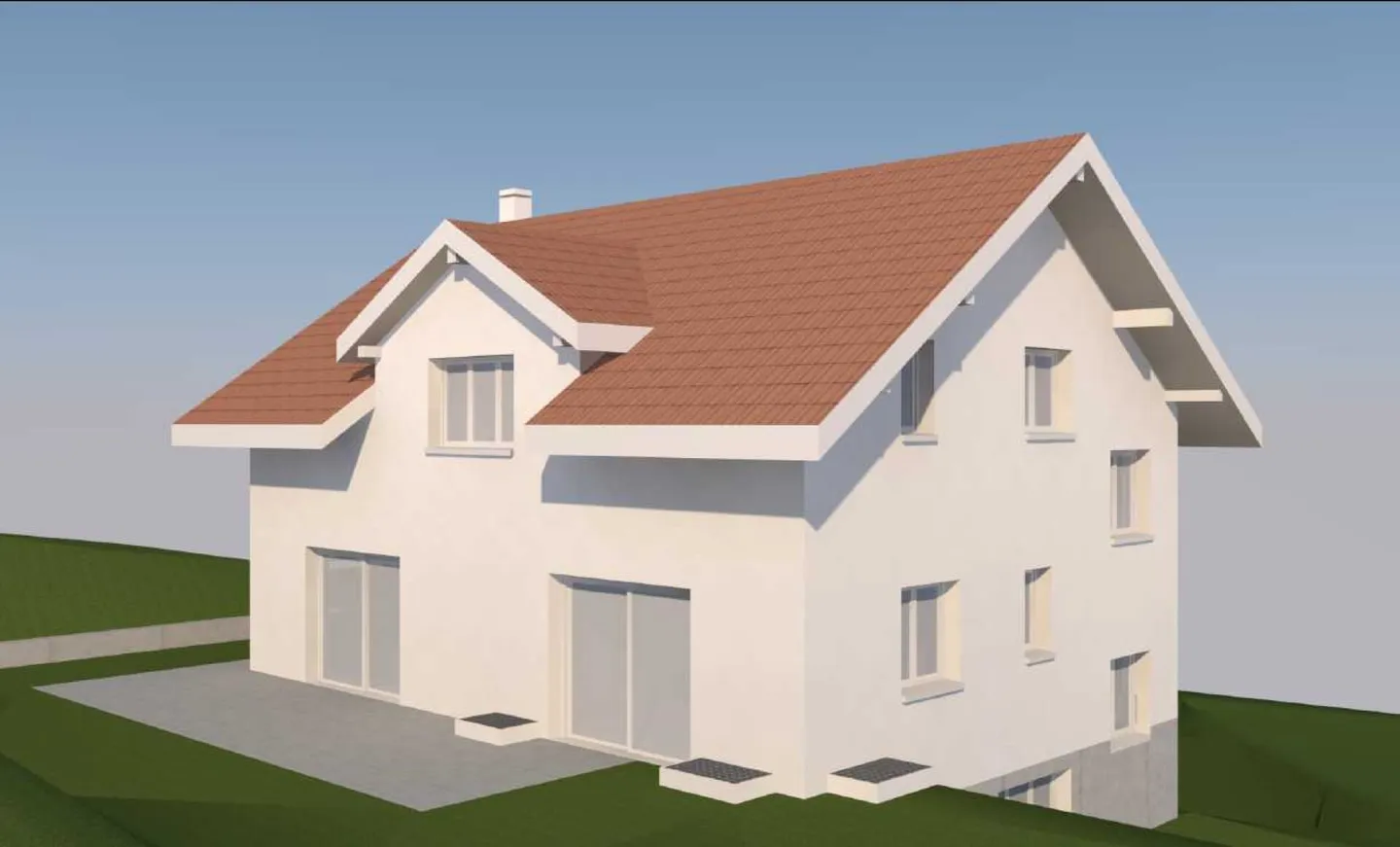 Zu verkaufen in 9546 Tuttwil bei Wängi, neues freistehendes 6½ Zi.-EFH, mit Doppelgarage, an ruhiger, sonniger Lage /Massivbau ! - Photo 1 of 10