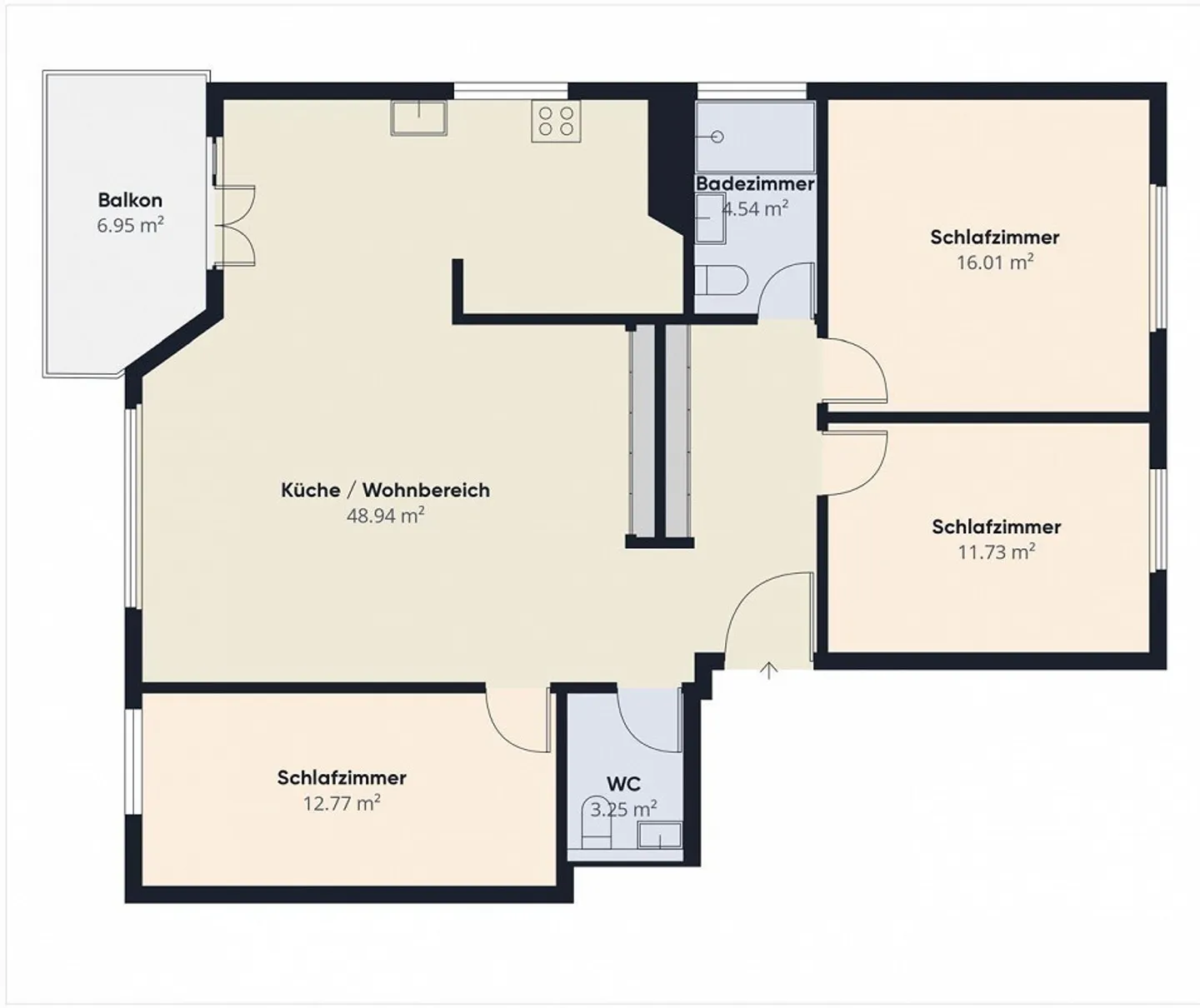 schöne Familien Wohnung - Foto 9 von 9