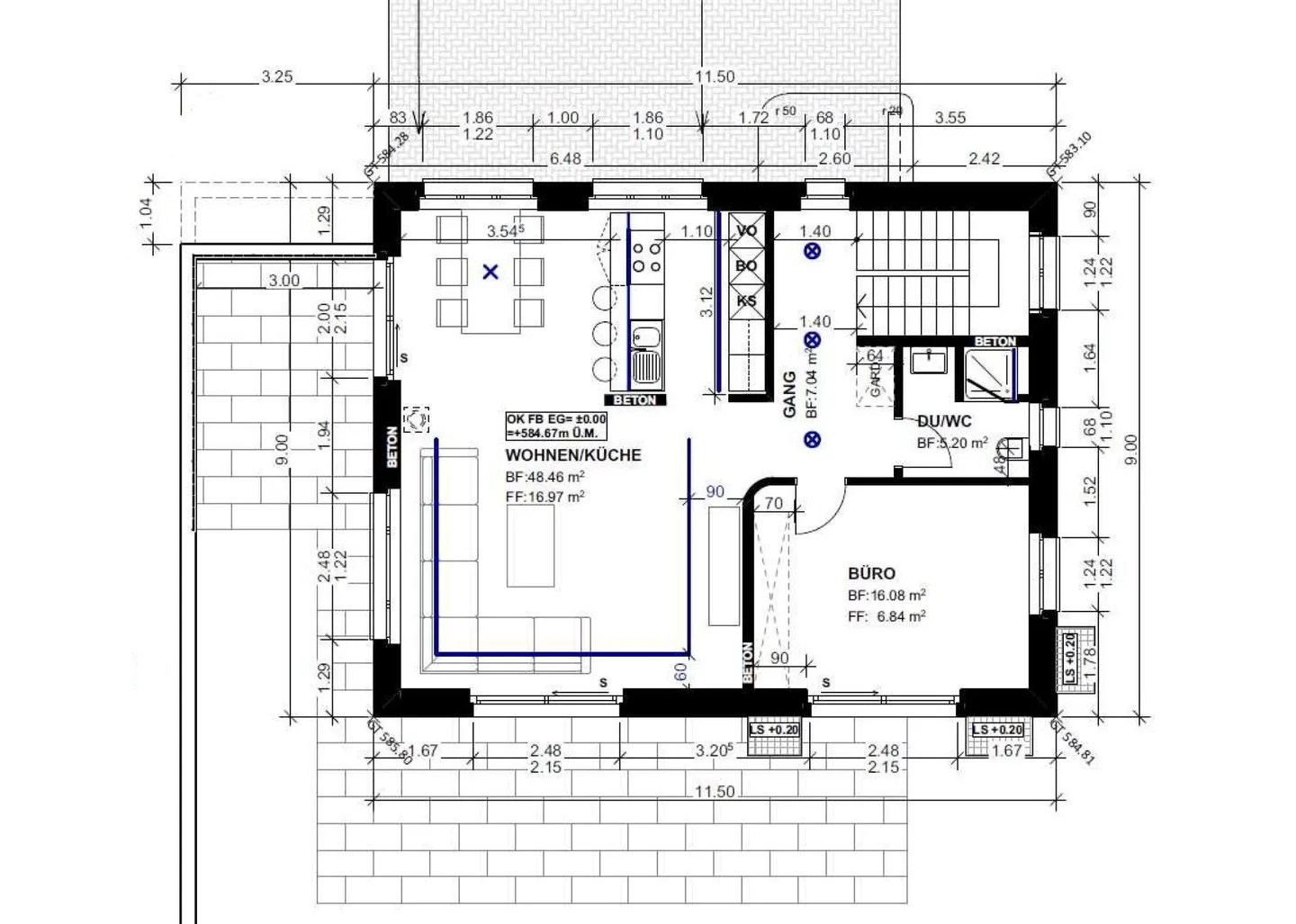 Zu verkaufen in 9546 Tuttwil bei Wängi, neues freistehendes 6½ Zi.-EFH, mit Doppelgarage, an ruhiger, sonniger Lage /Massivbau ! - Photo 4 of 10
