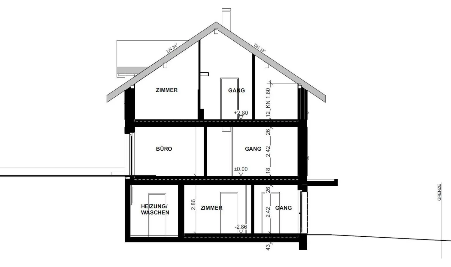Zu verkaufen in 9546 Tuttwil bei Wängi, neues freistehendes 6½ Zi.-EFH, mit Doppelgarage, an ruhiger, sonniger Lage /Massivbau ! - Photo 6 of 10
