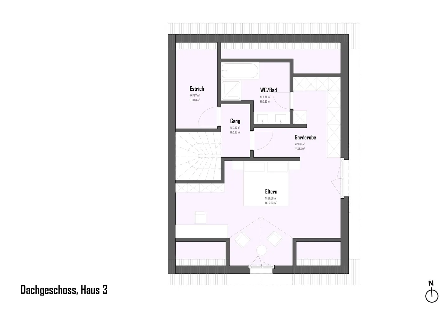 Maison 3 / 7,5 pièces Maison individuelle moitié au bord du ruisseau - Photo 13 sur 14