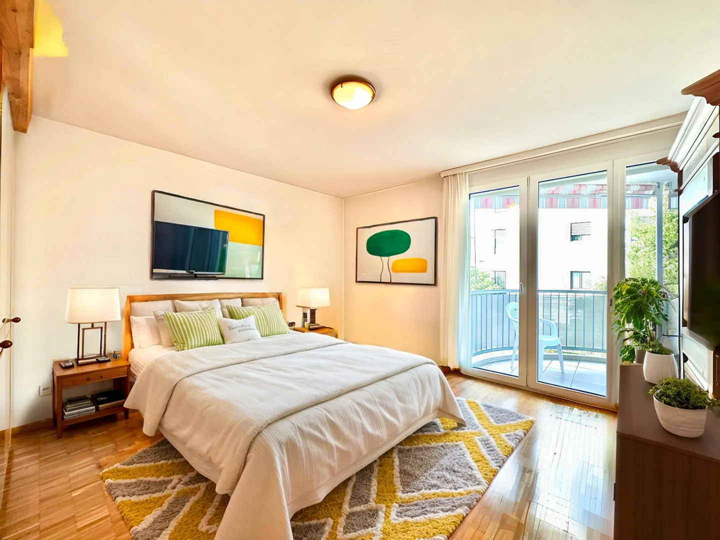 Helles 4,5-Zimmer-Apartment in Pregassona mit Garten - Foto 4 von 11
