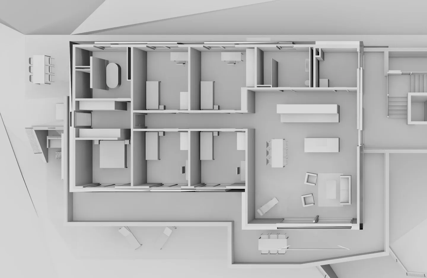 Grosszügige Terrassenwohnung mit Aussicht - Foto 9 von 10