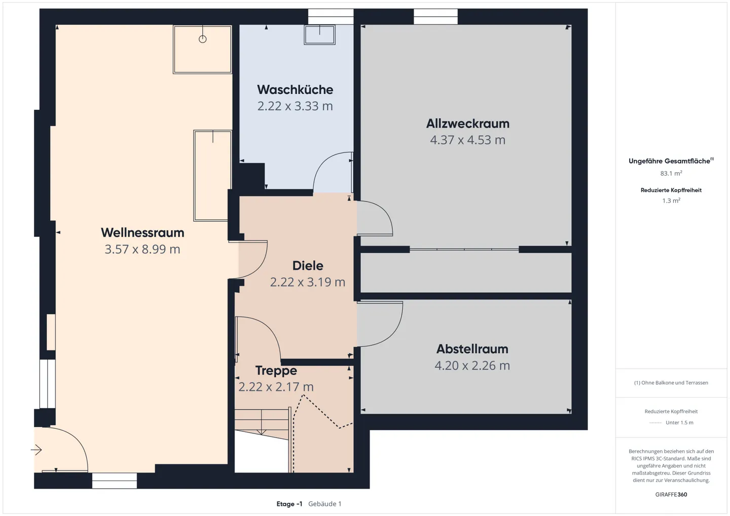 Detached 6.5-room single-family house on four floors with large garden, garage, and wellness area in a quiet, exclusive location on the Bruderholz - Photo 21 of 26