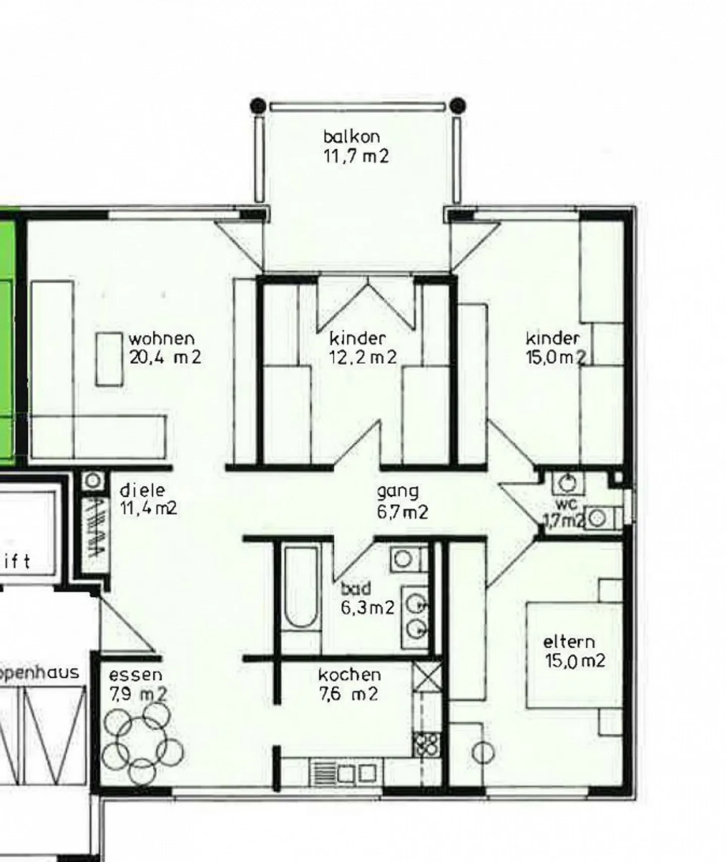 Helle Familienwohnung in ruhiger Lage - Foto 5 von 6