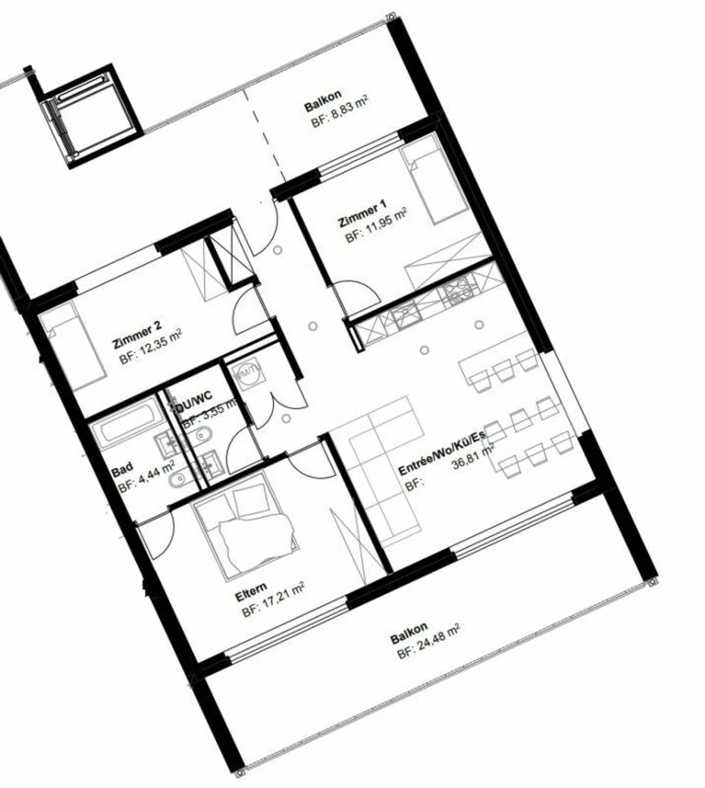 Modernes Wohnen - 4.5-Zimmerwohnung mit Gartensitzplatz - Foto 8 von 8