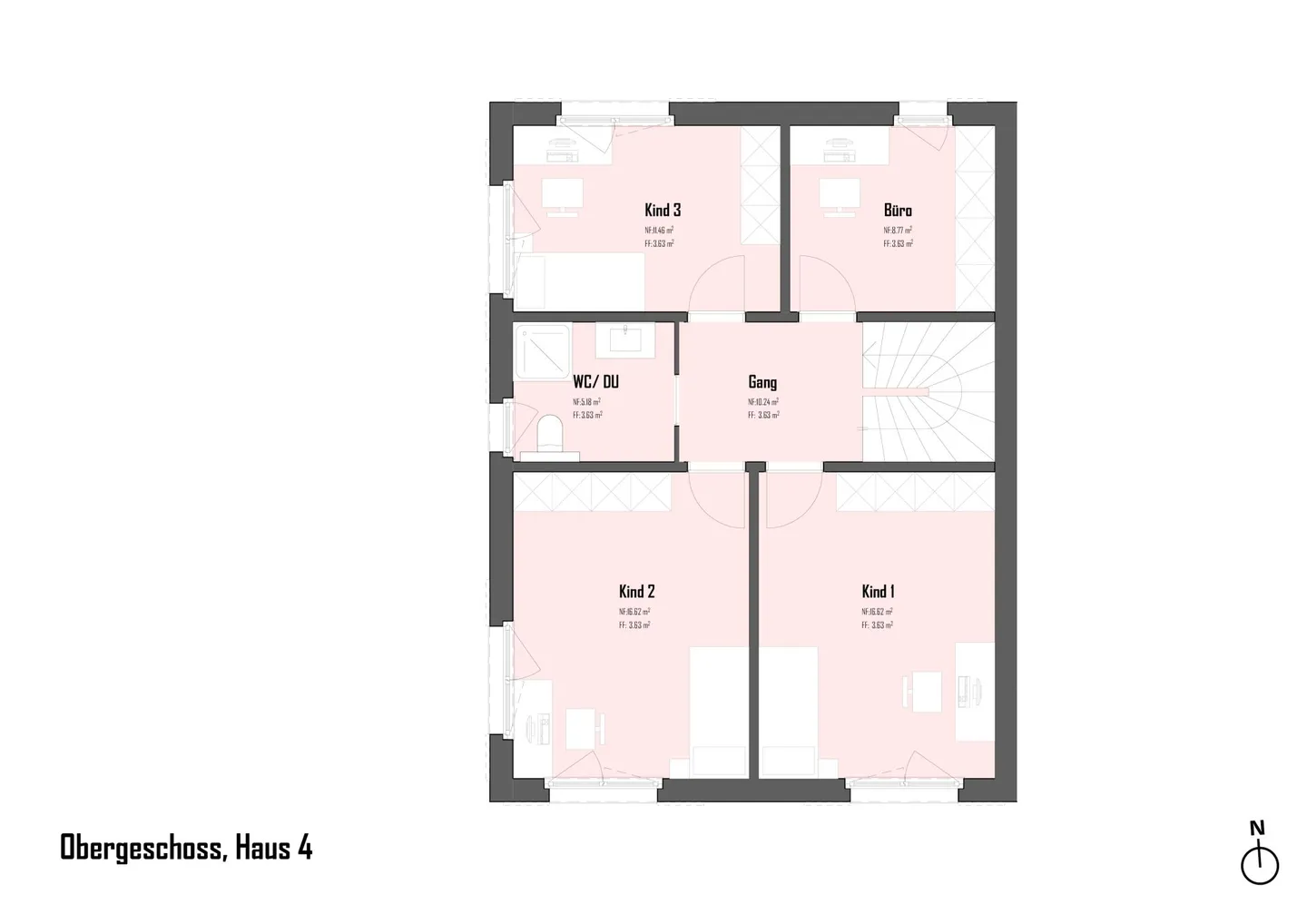 Moderne Doppelhaushälfte - Foto 12 von 14