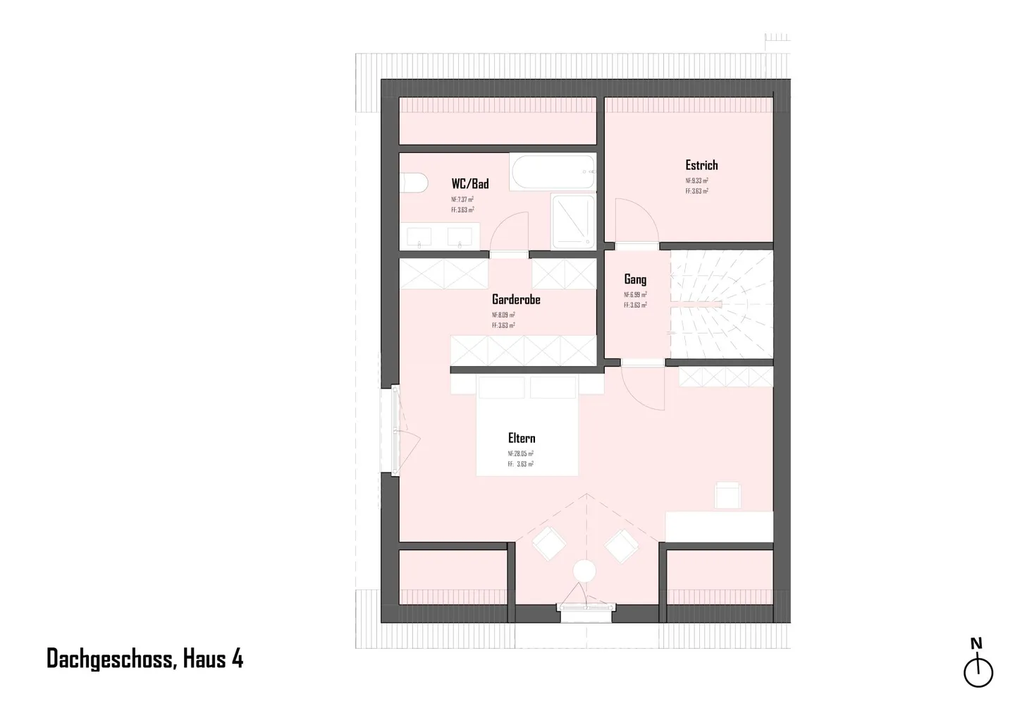 Moderne Doppelhaushälfte - Foto 13 von 14