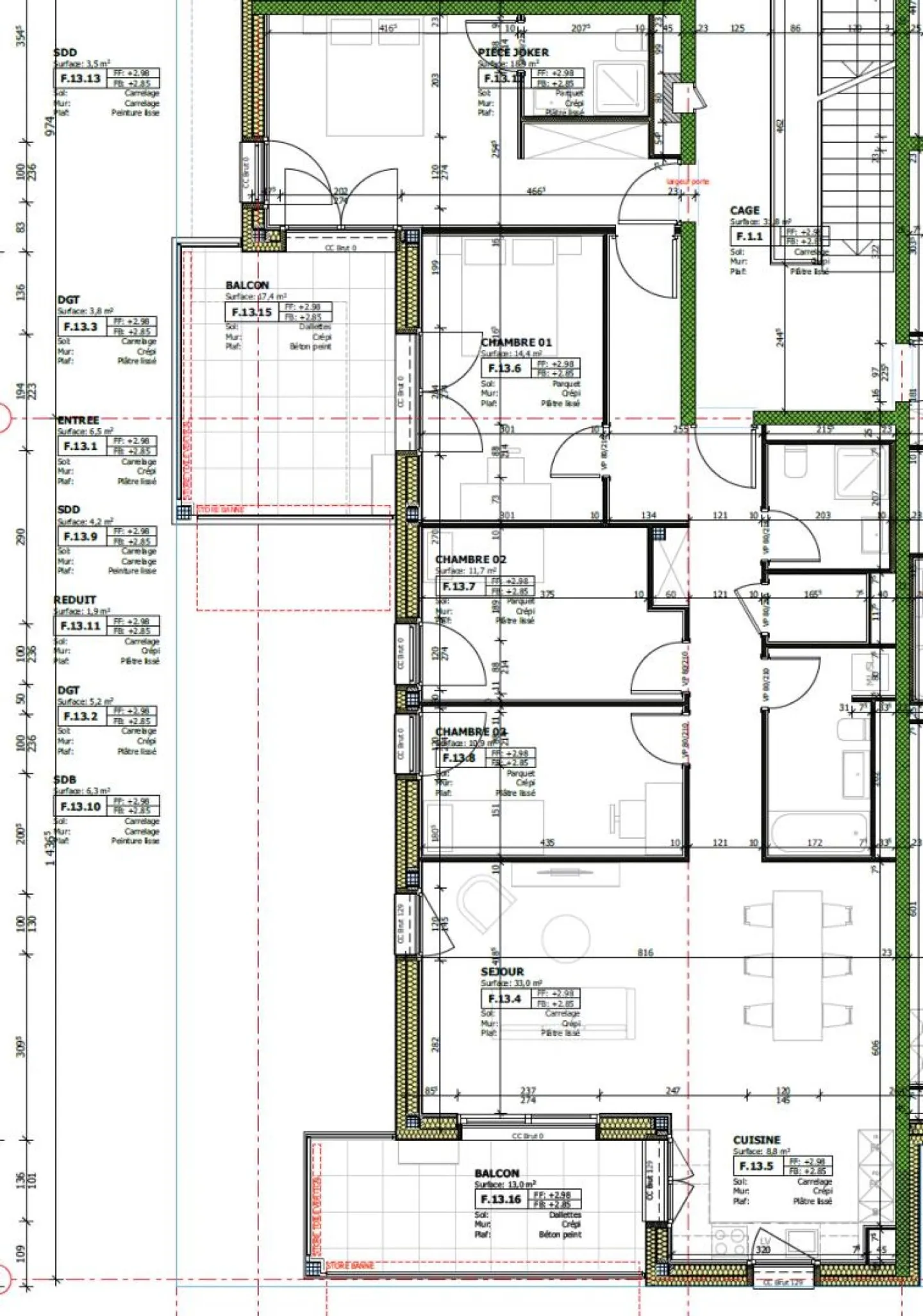 Berges 3 - Appartement 5.5 pièces au 1er étage - Photo 17 sur 18