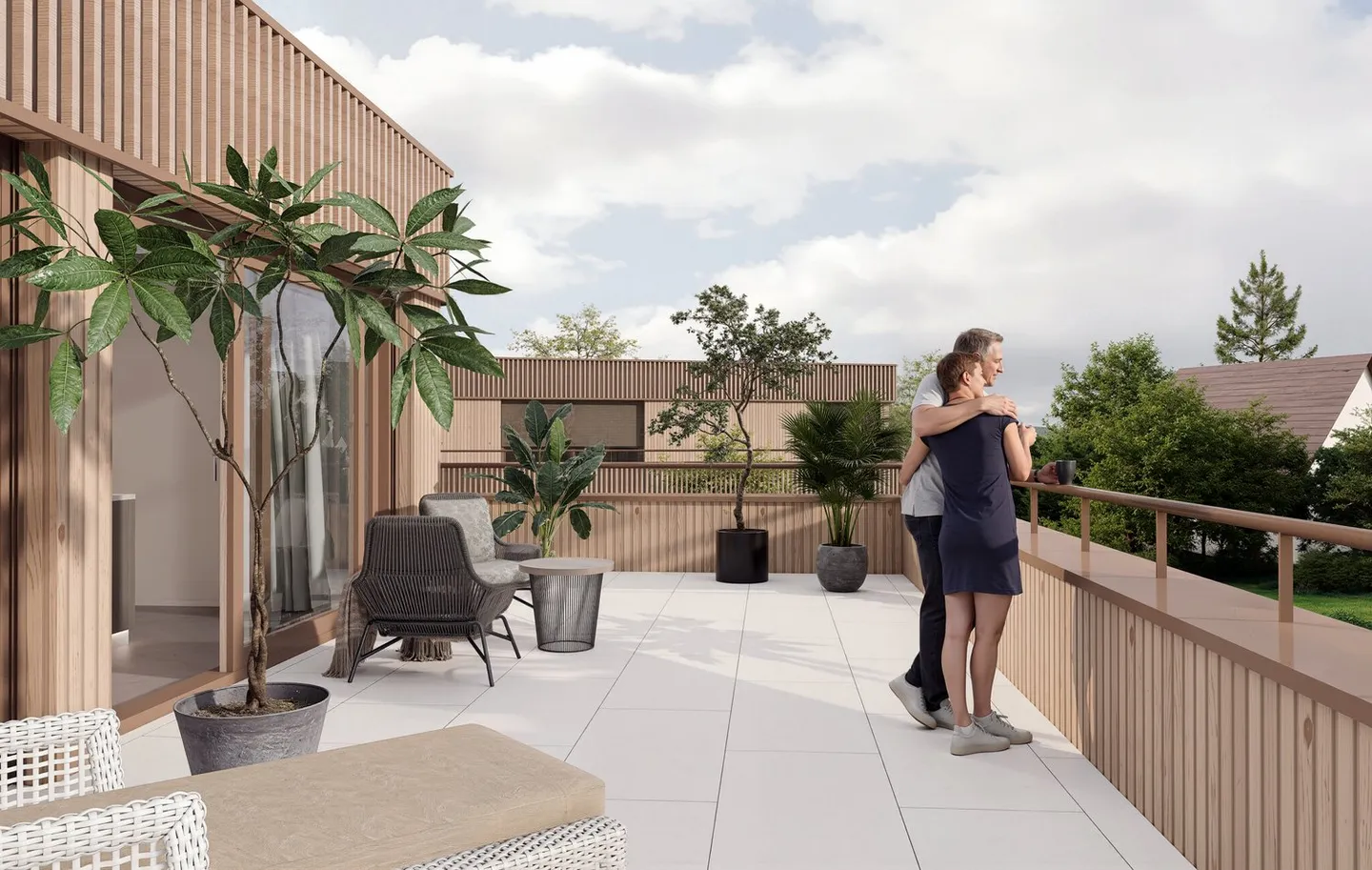 Luxuriöse Attikawohnung mit Seesicht - Foto 12 von 14