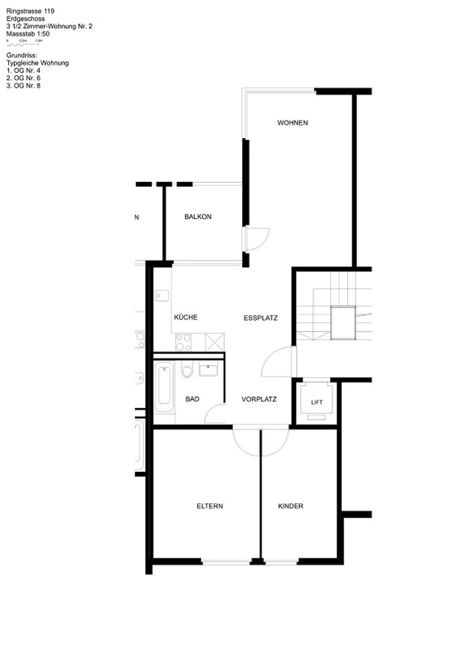 3.5 Zimmerwohnung in ruhig gelegener Überbauung im Grünen - Photo 10 of 10