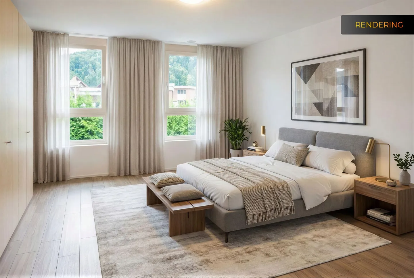 Modernes Doppelhaus mit Garten - Foto 13 von 29