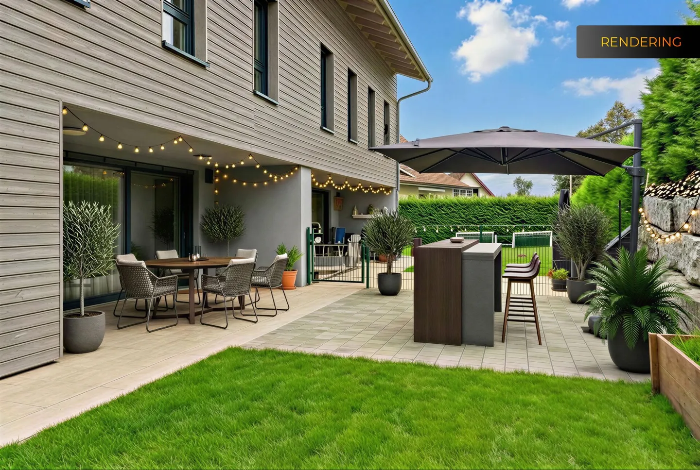 Modernes Doppelhaus mit Garten - Foto 19 von 29