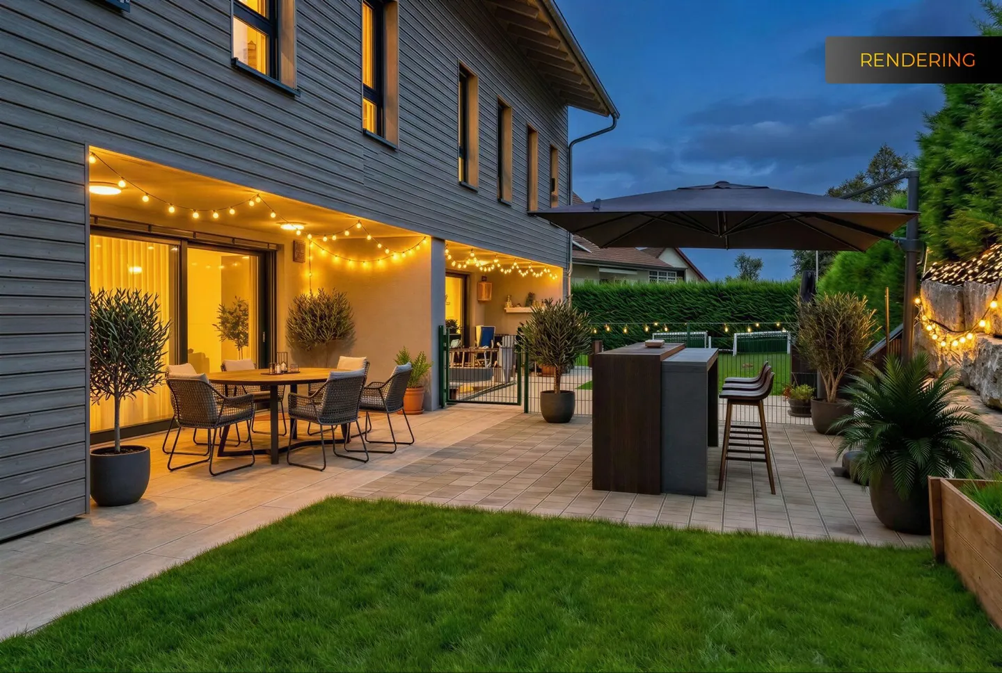 Modernes Doppelhaus mit Garten - Foto 26 von 29