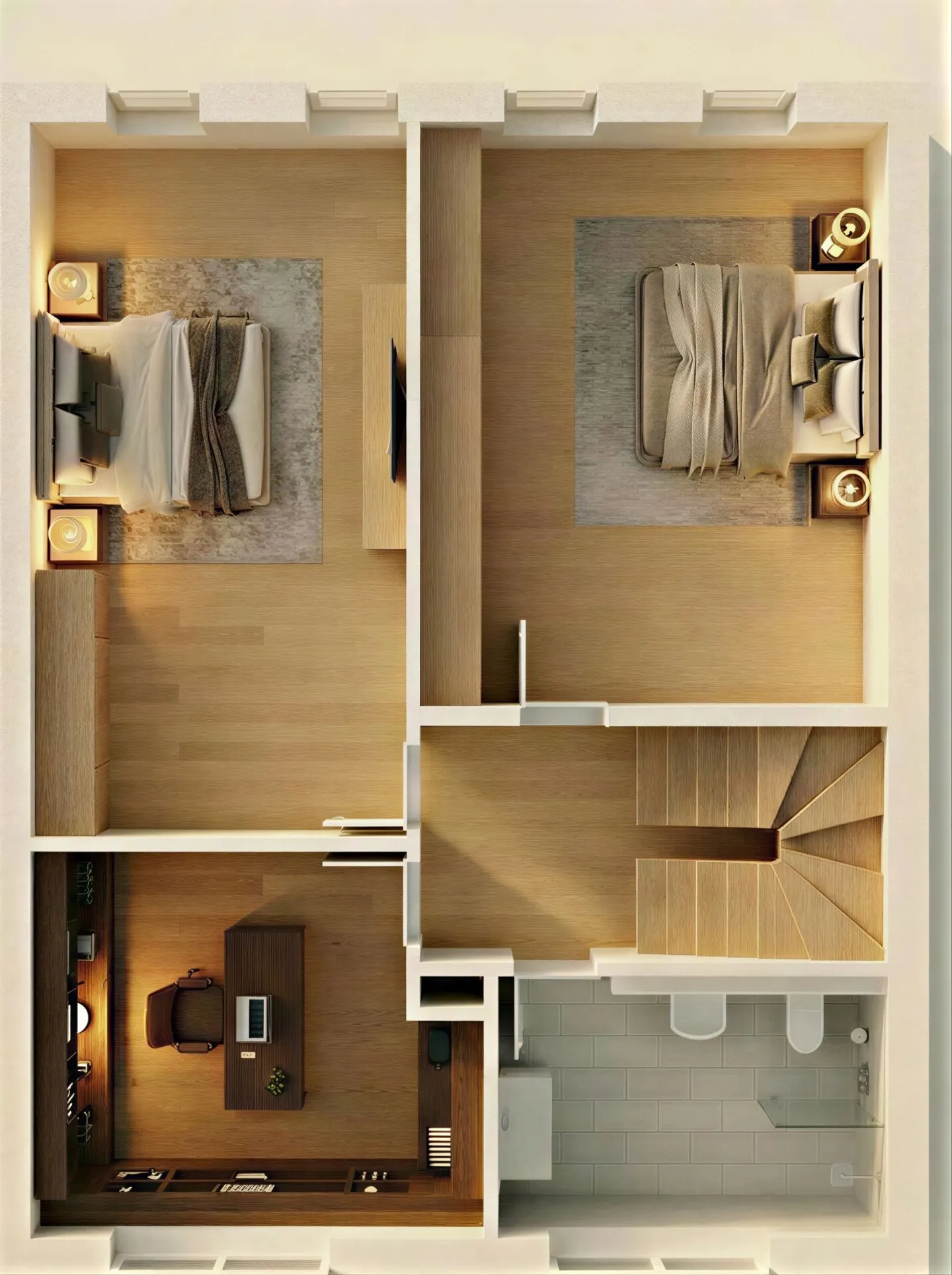 Modernes Doppelhaus mit Garten - Foto 28 von 29