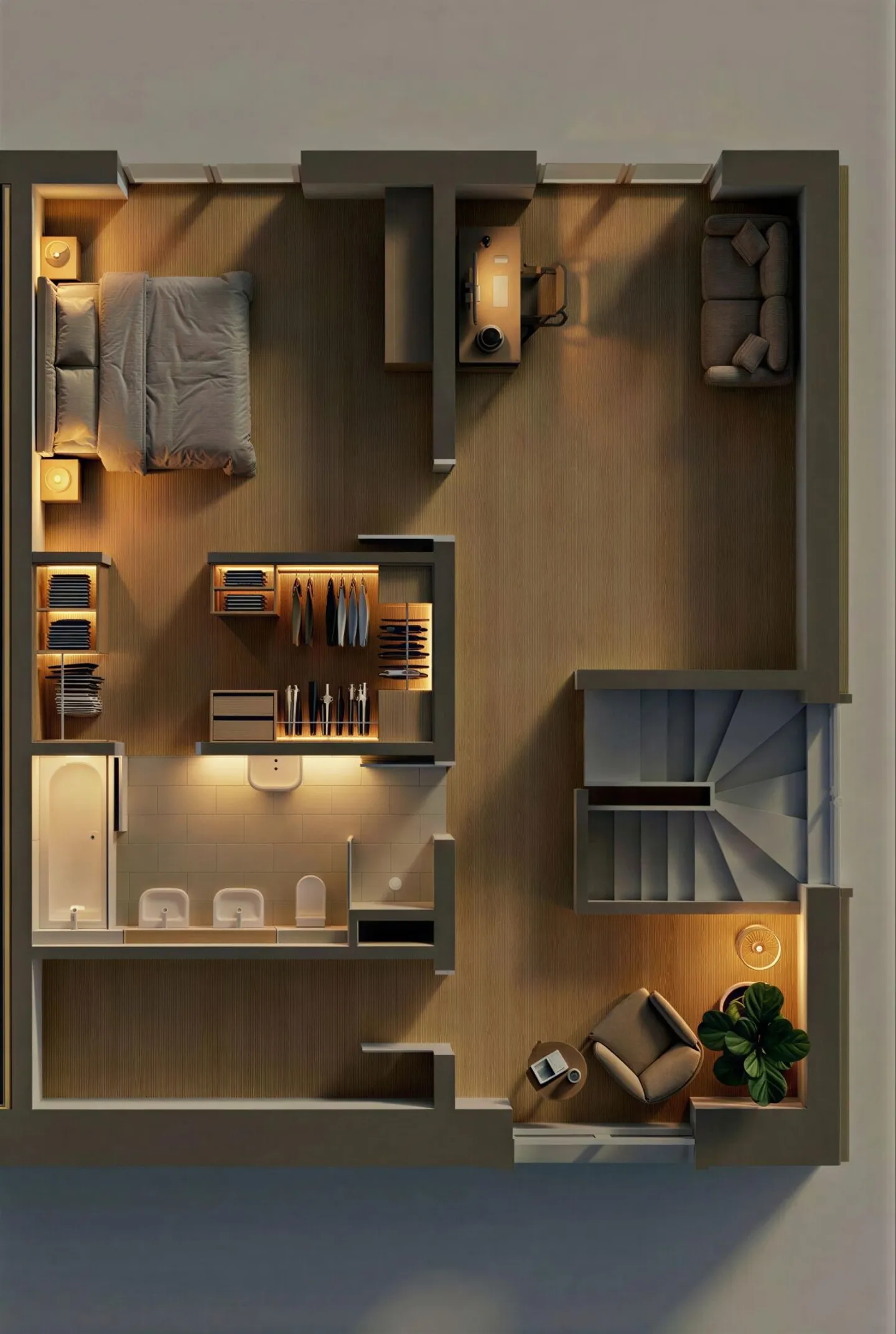 Modernes Doppelhaus mit Garten - Foto 29 von 29