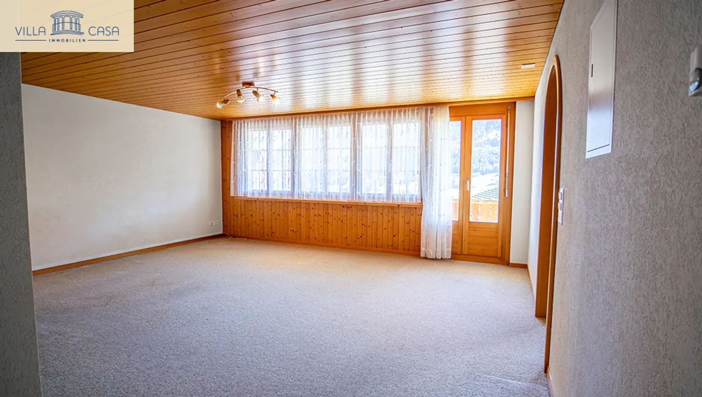 Appartement 3.5 pièces avec vue sur la montagne et rénovations budgétées - Photo 5 sur 12