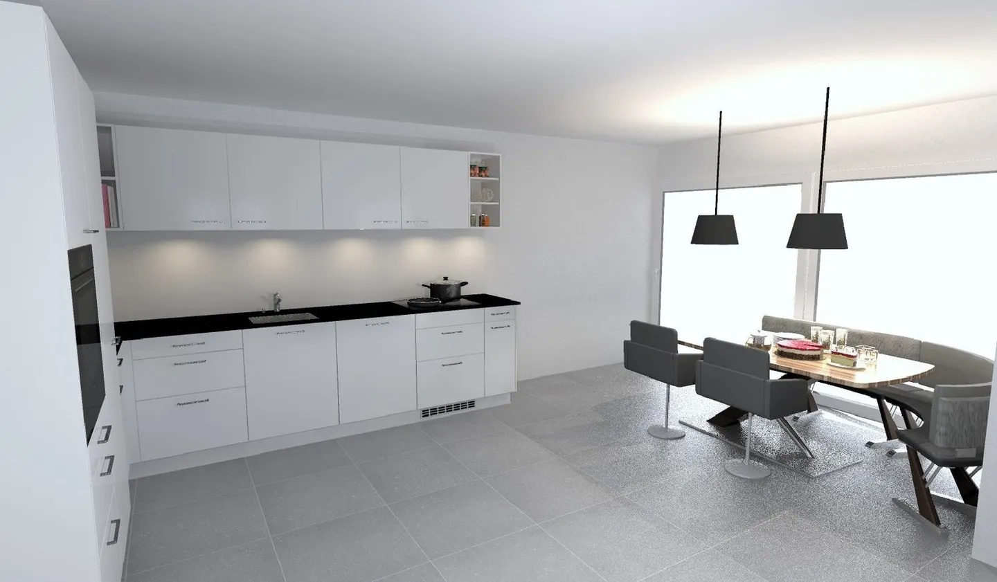 3.5-Zimmer-Wohnung im 1. OG - Neubau! - Foto 4 von 8