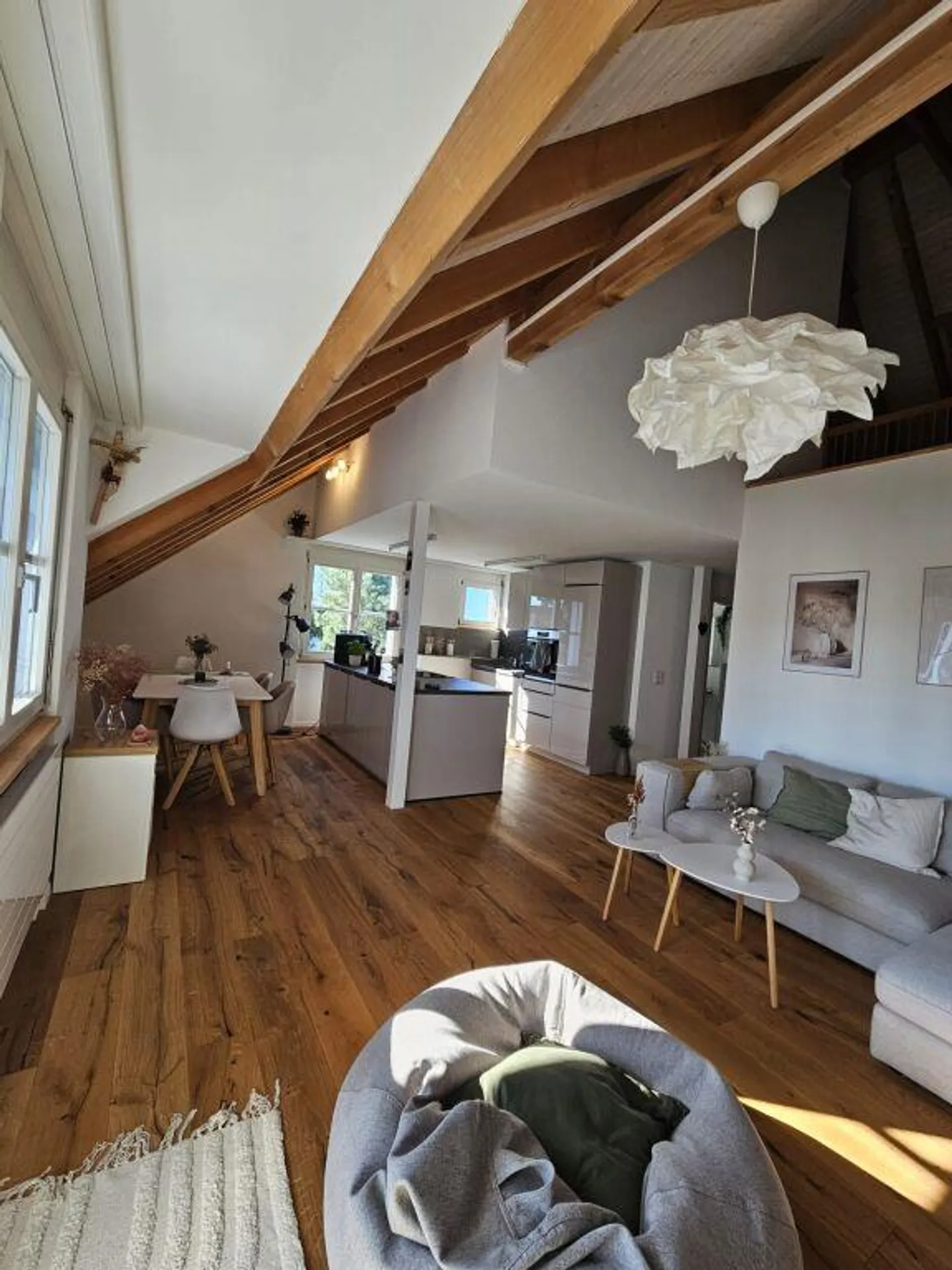 LIVING WITH CHARM - MAISONETTE ABOVE THE ROOFS OF ROMANSHORN - Photo 1 of 13