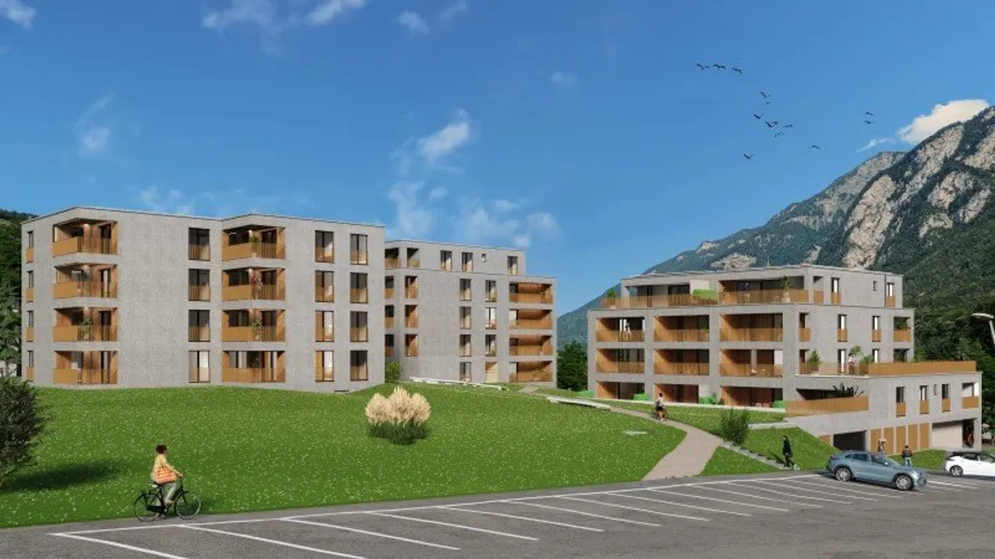 07728 - Appartements/objets isolés 3.5 pièces - "Quartier Saint-Laurent" - St-Ma - Photo 2 sur 2