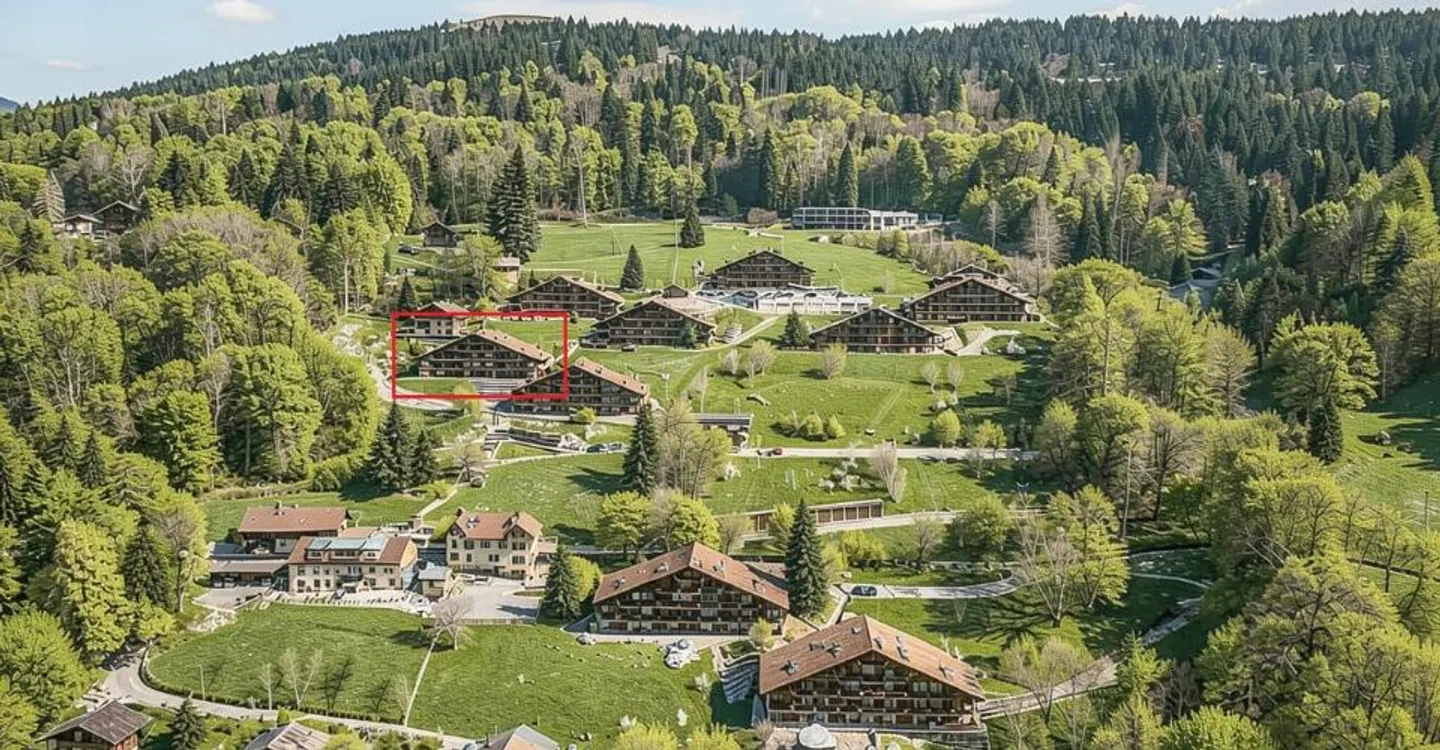 Appartement PPE de 2.5 pces avec balcon et galerie Splendide vue - Foto 3 di 13