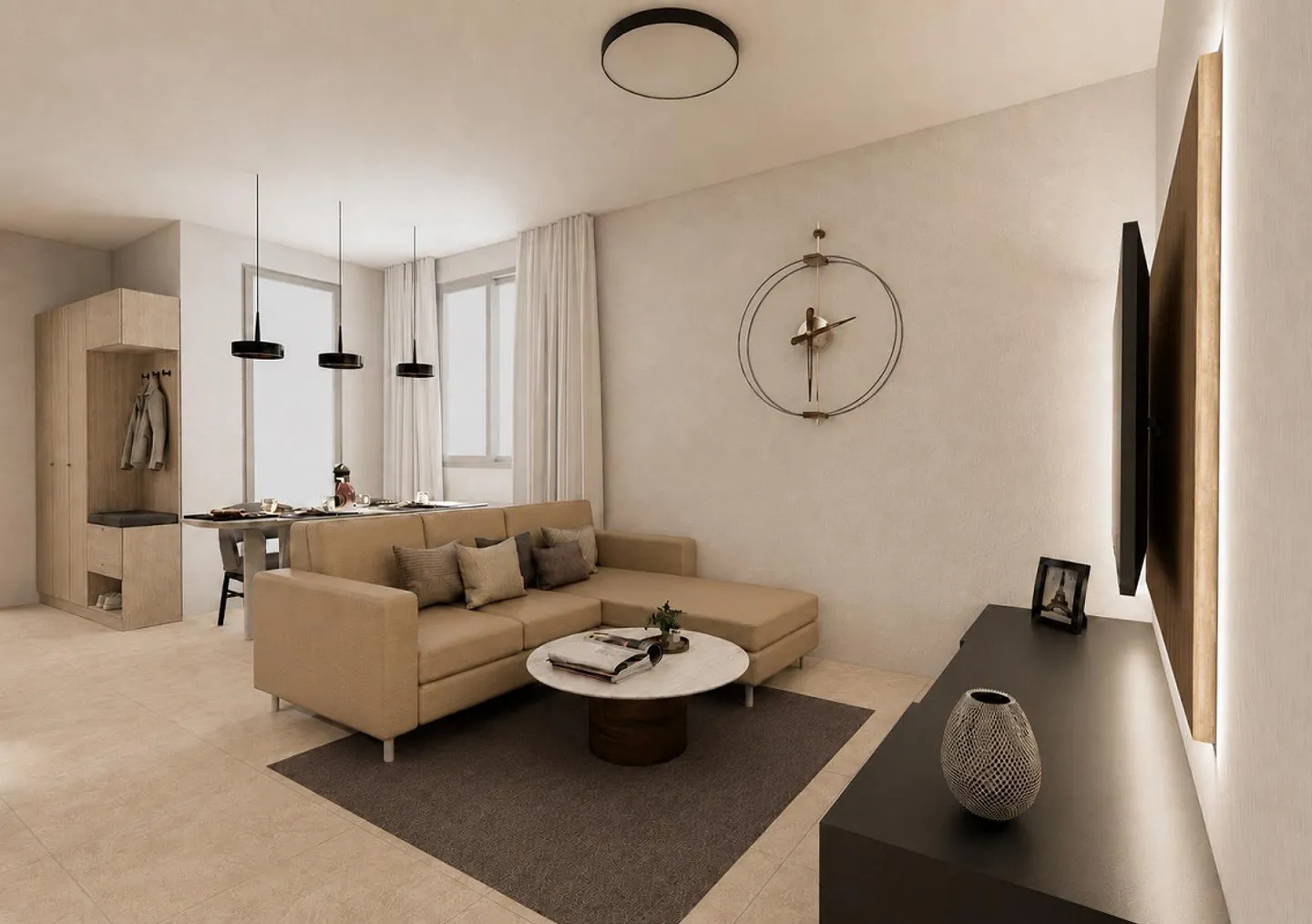 2,5-Zimmer-Wohnung im obersten Stock zur Miete in Stabio - Foto 1 von 4