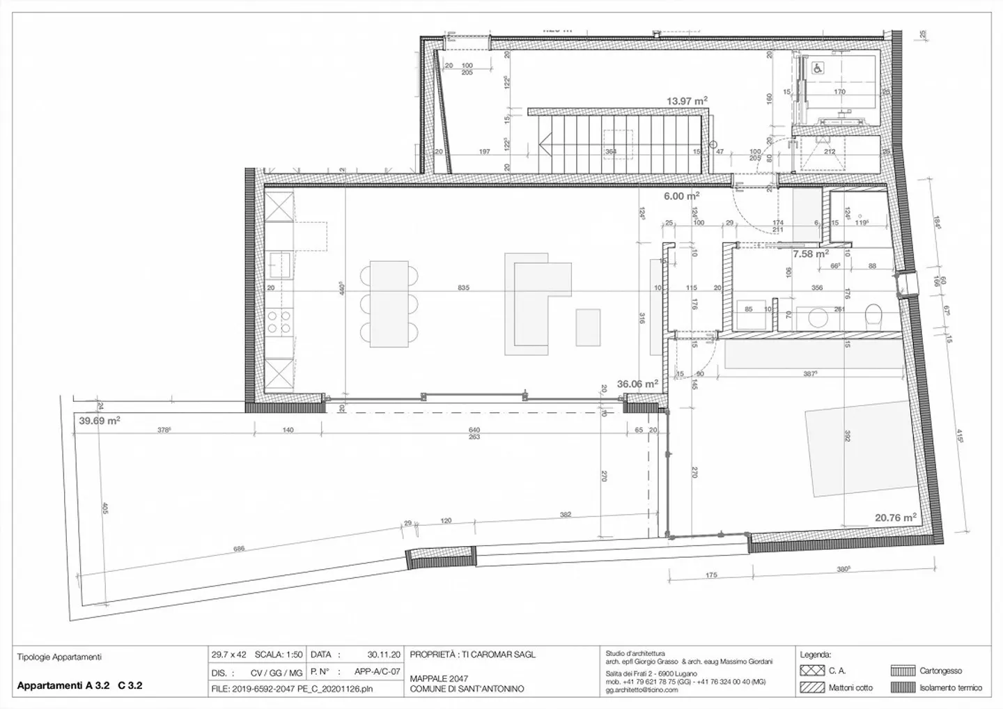 Splendide penthouse 2.5 pièces à Sant'Antonino - Photo 4 sur 17