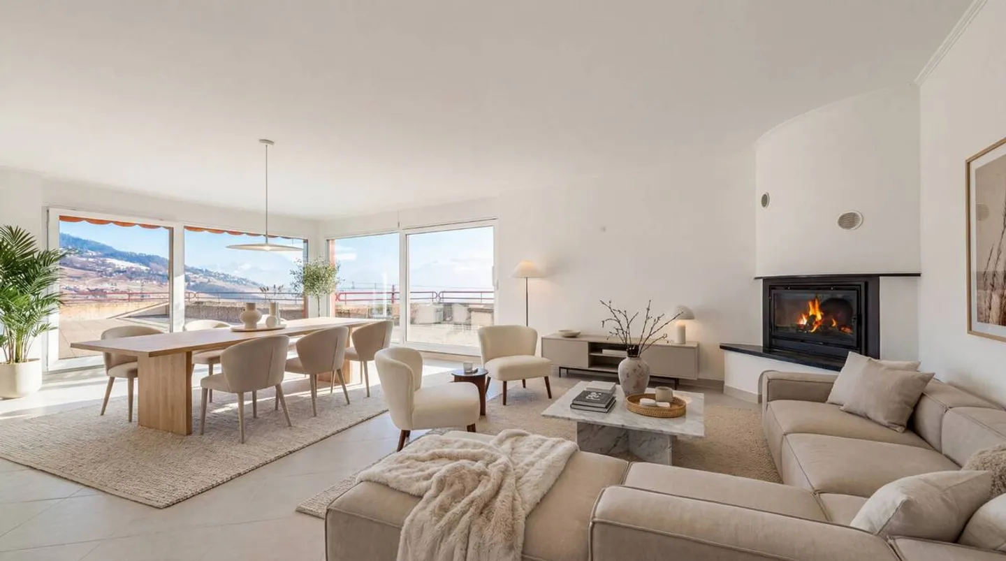 La Transformation - Espace, Confort et Vue Panoramique sur le Lac et les Alpes - Photo 2 sur 13