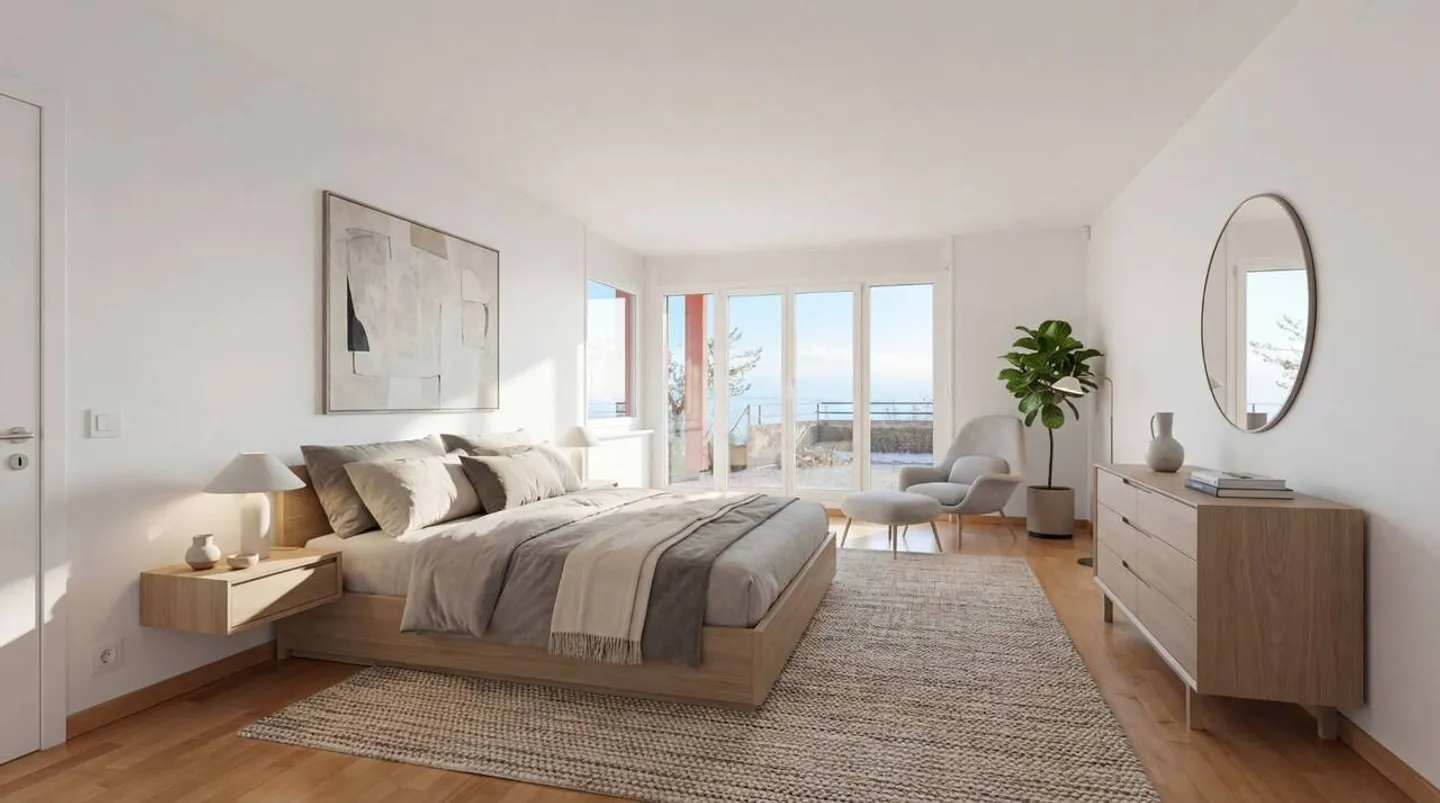 La Transformation - Espace, Confort et Vue Panoramique sur le Lac et les Alpes - Photo 8 sur 13