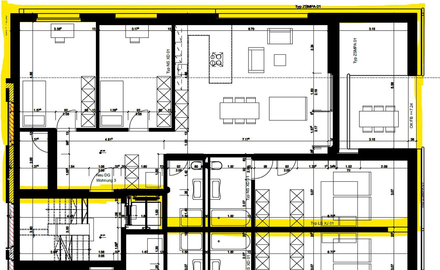 Charmante Dachwohnung mit Bergsicht - Foto 3 von 3
