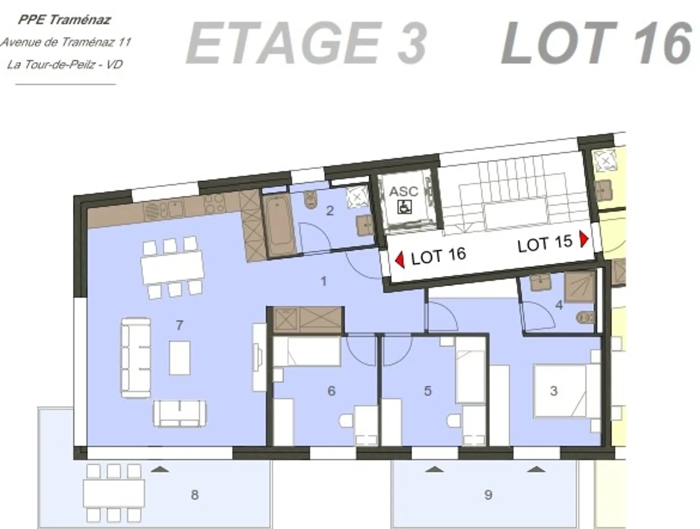 Ultimo piano 4.5 stanze - Foto 4 di 15