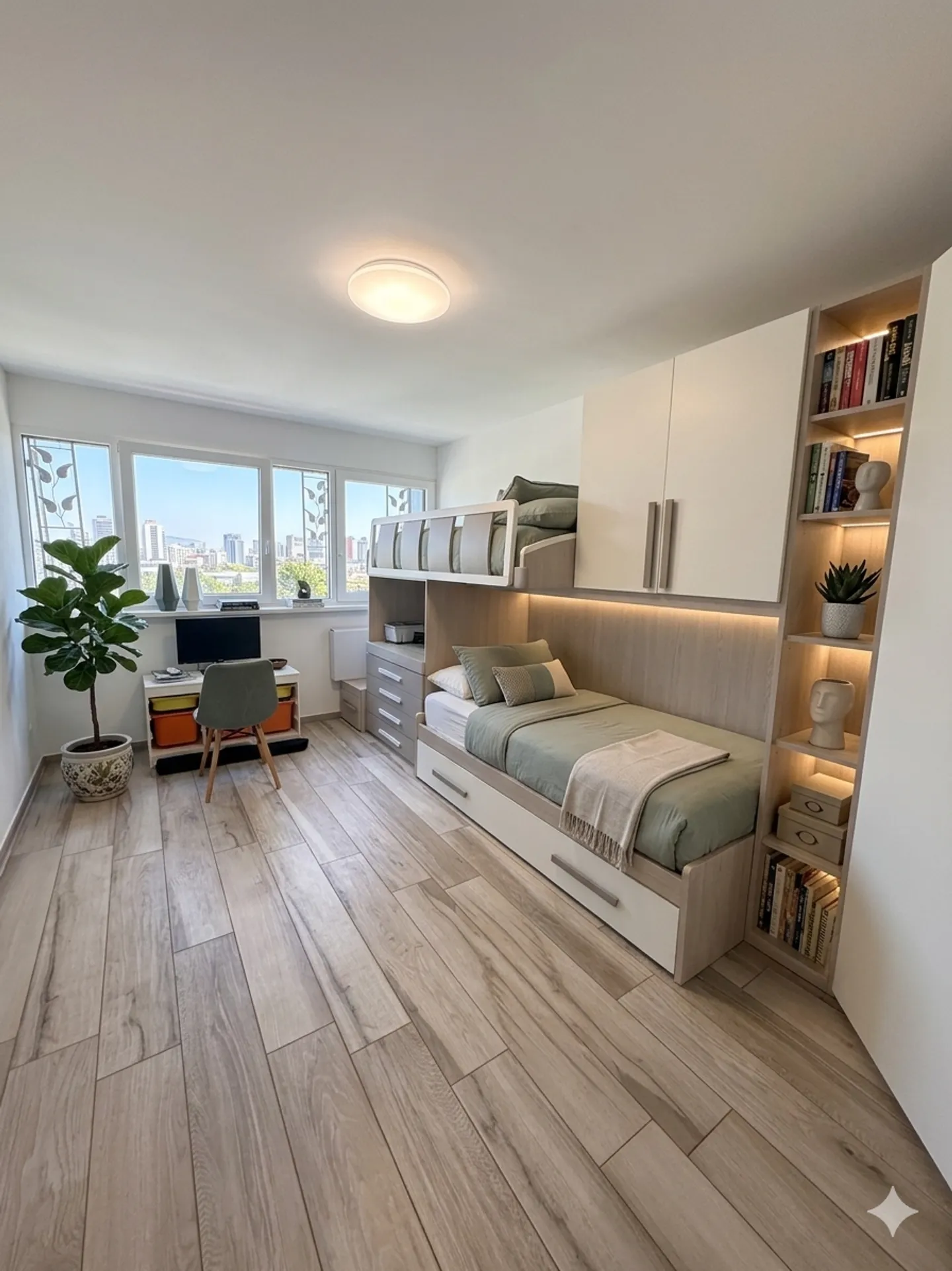 SORENGO - Appartement de 4 pièces avec jardin à vendre - Photo 3 sur 7
