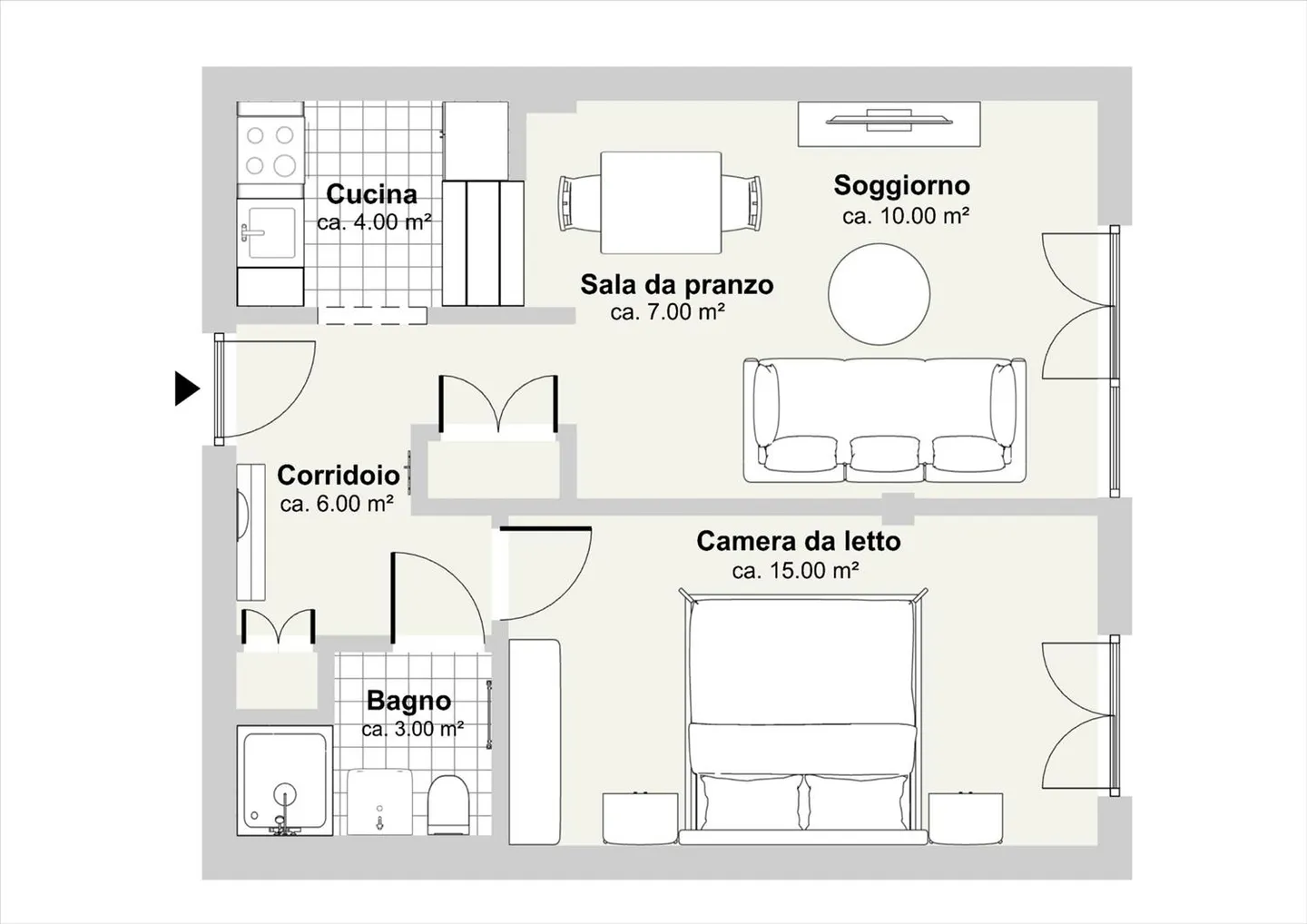 Cozy apartment just steps from the train station - Photo 11 of 11