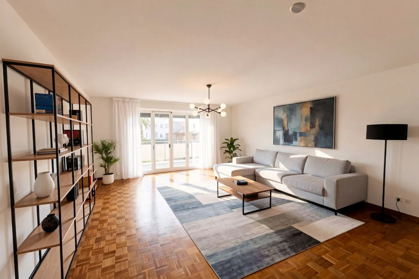 Hervorragende 4,5-Zimmer-Durchgangswohnung - Mit grossem Balkon in Farvagny-le-Grand - Foto 1 von 6