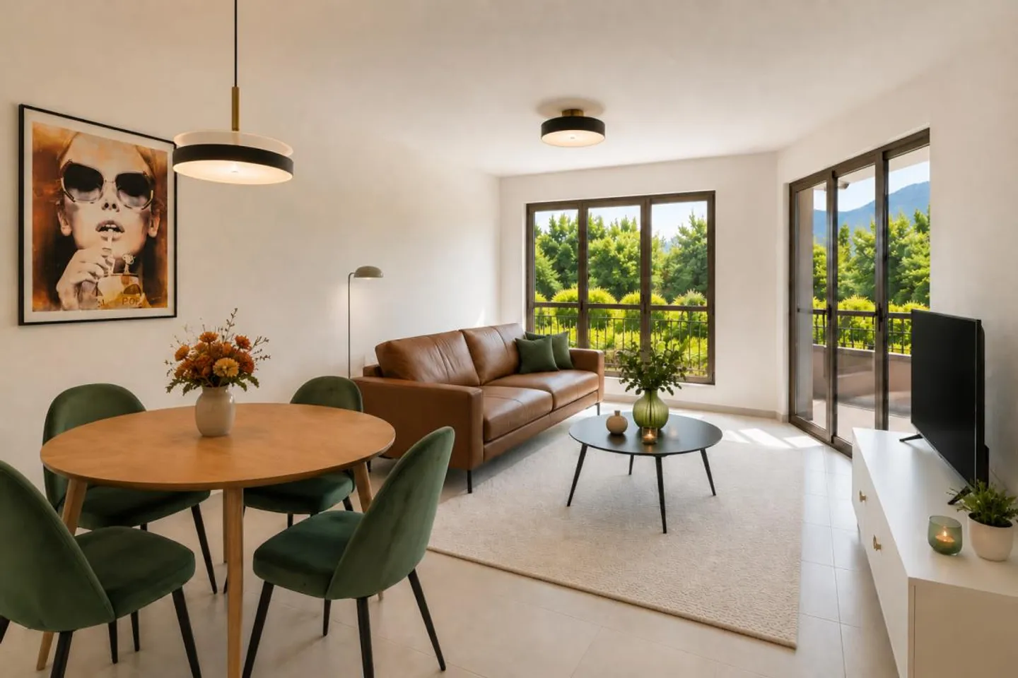 Moderne 2 1/2 Zimmer-Ferienwohnung mit grossem Pool an attraktiver Lage in Ascona - Foto 6 di 10
