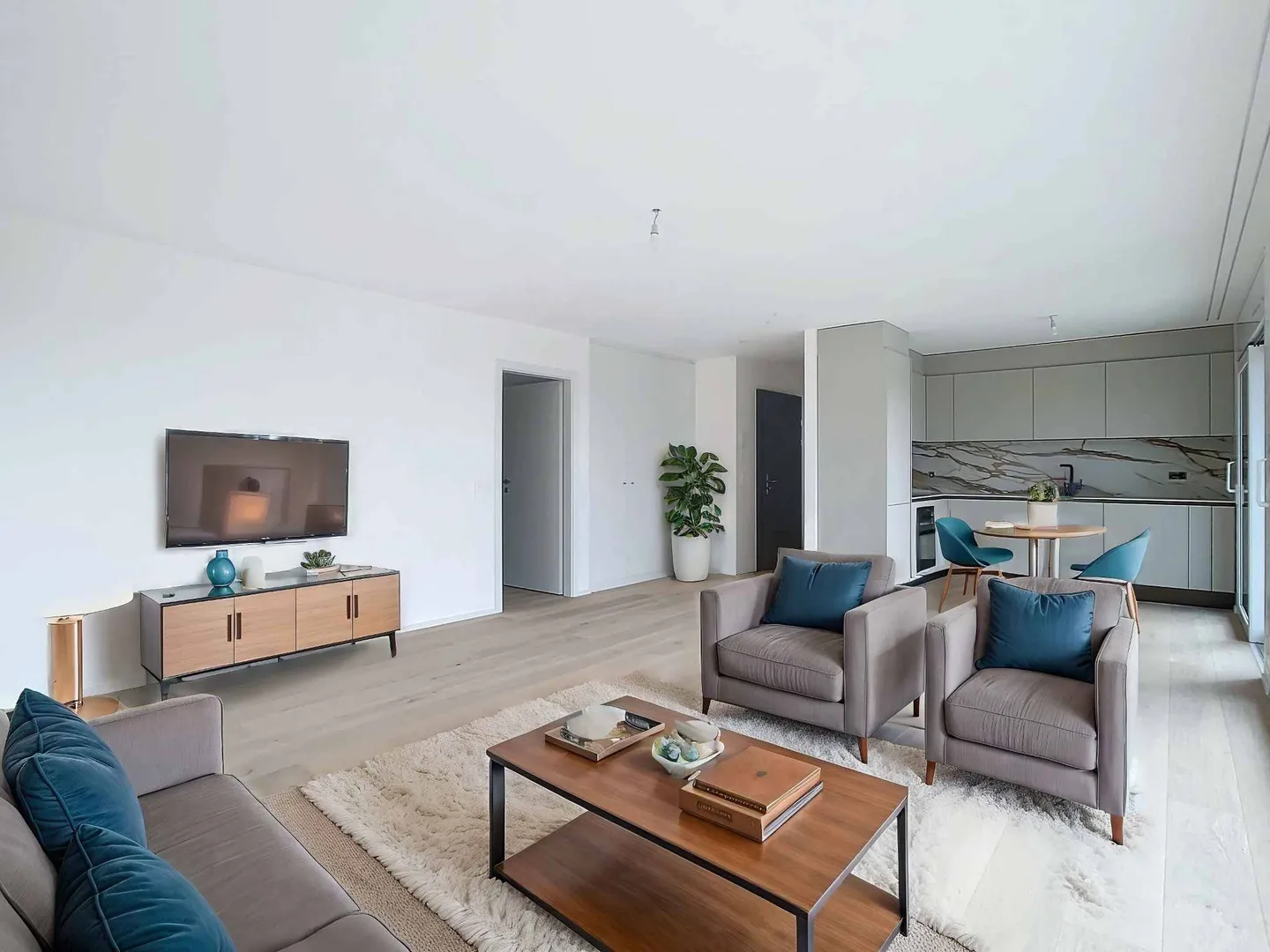 Attika MINERGIE new with panoramic view and small vegetable garden - Photo 2 of 13