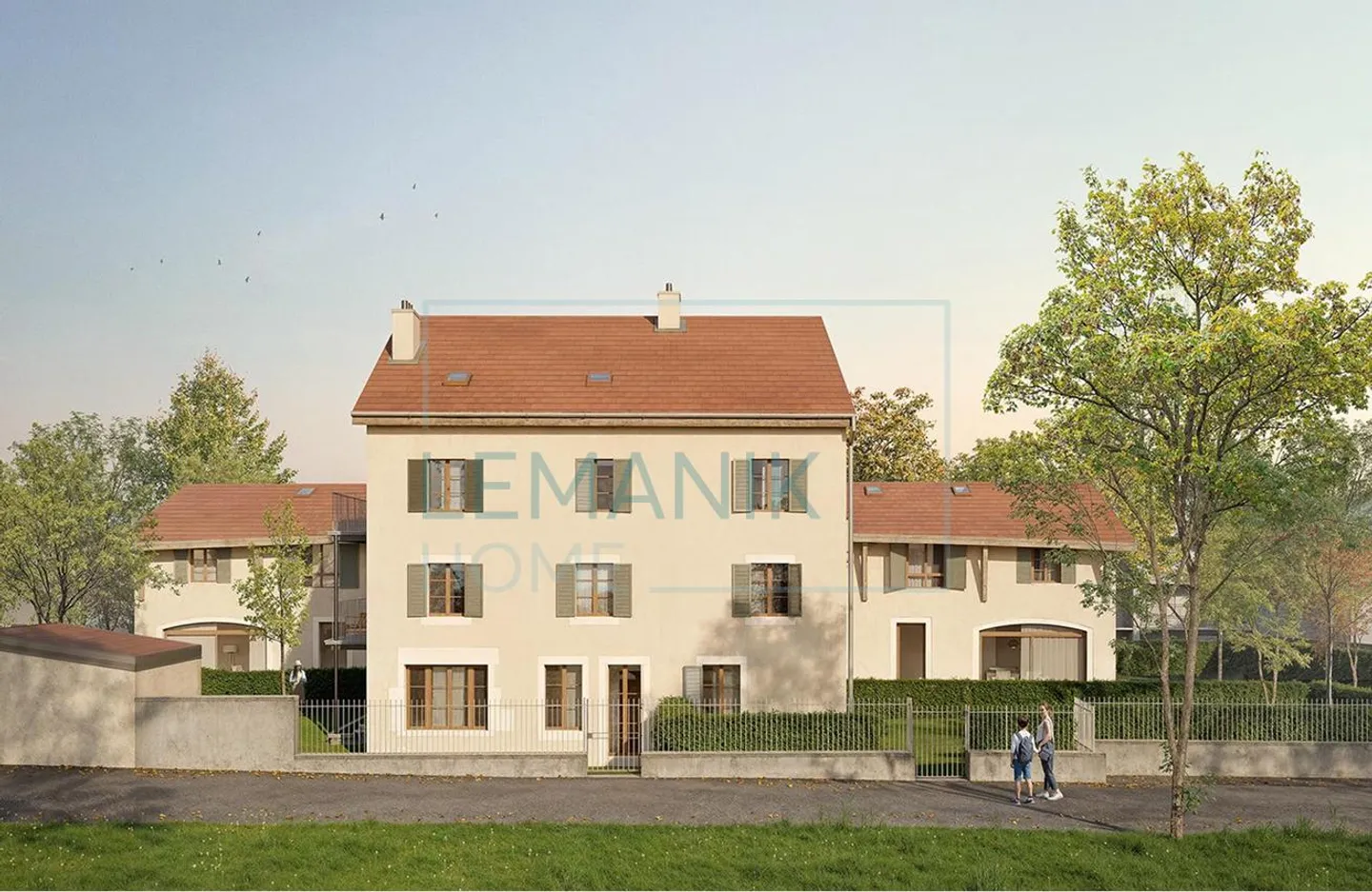 In costruzione: Duplex con 5 camere e giardino a Troinex; Azione: CLOS DES HAIES - Foto 1 di 2