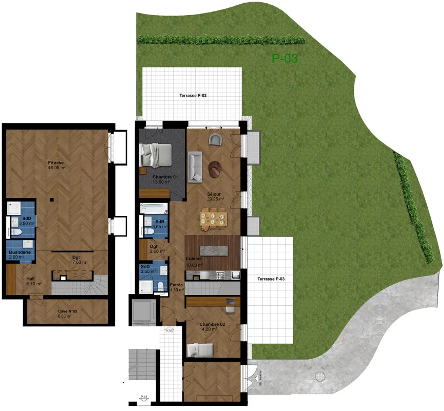 4-room apartment - Photo 8 of 8