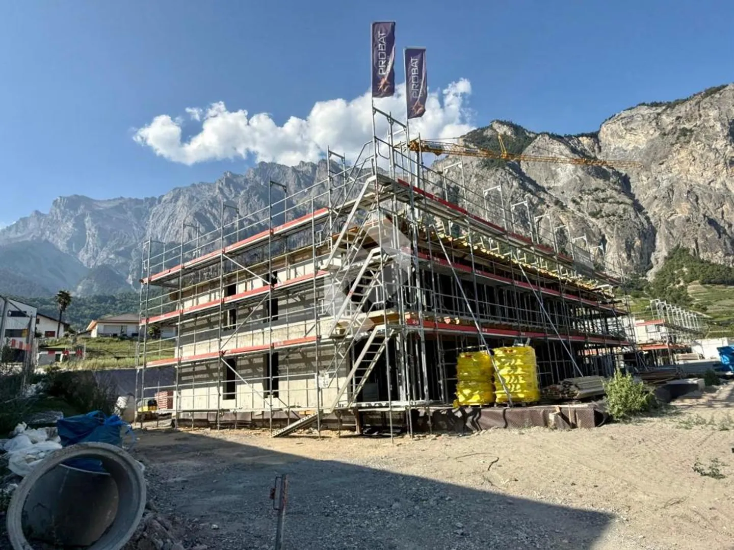 The Haut de Cry breathtaking view, construction site in progress - Photo 2 of 13