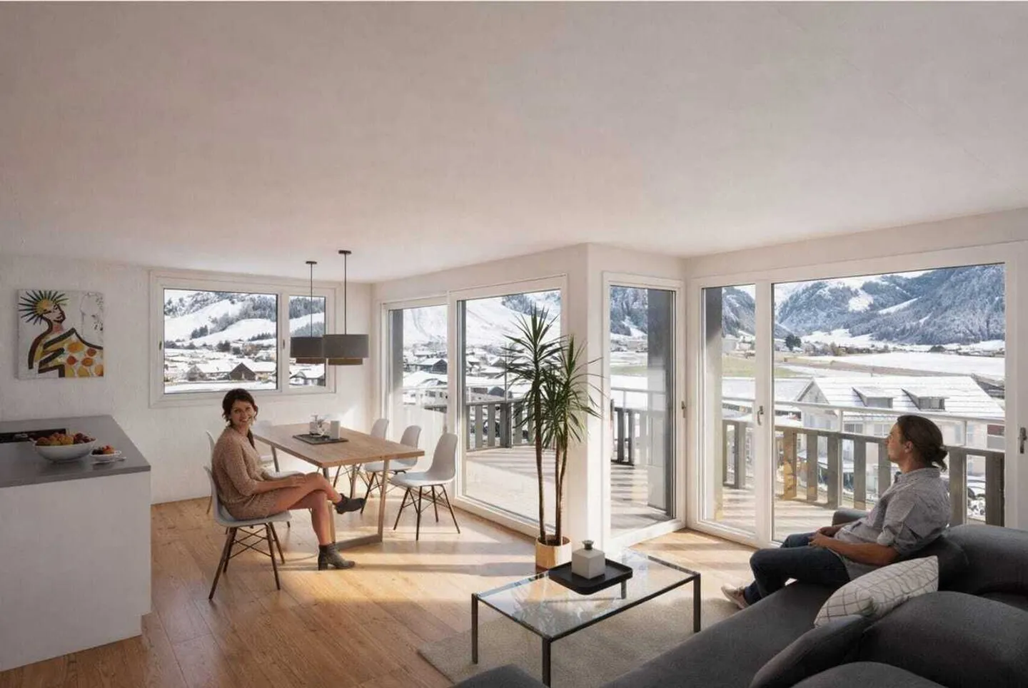 NEW BUILD - 4.5-Room Apartment with Lake View in Euthal - Photo 3 of 6